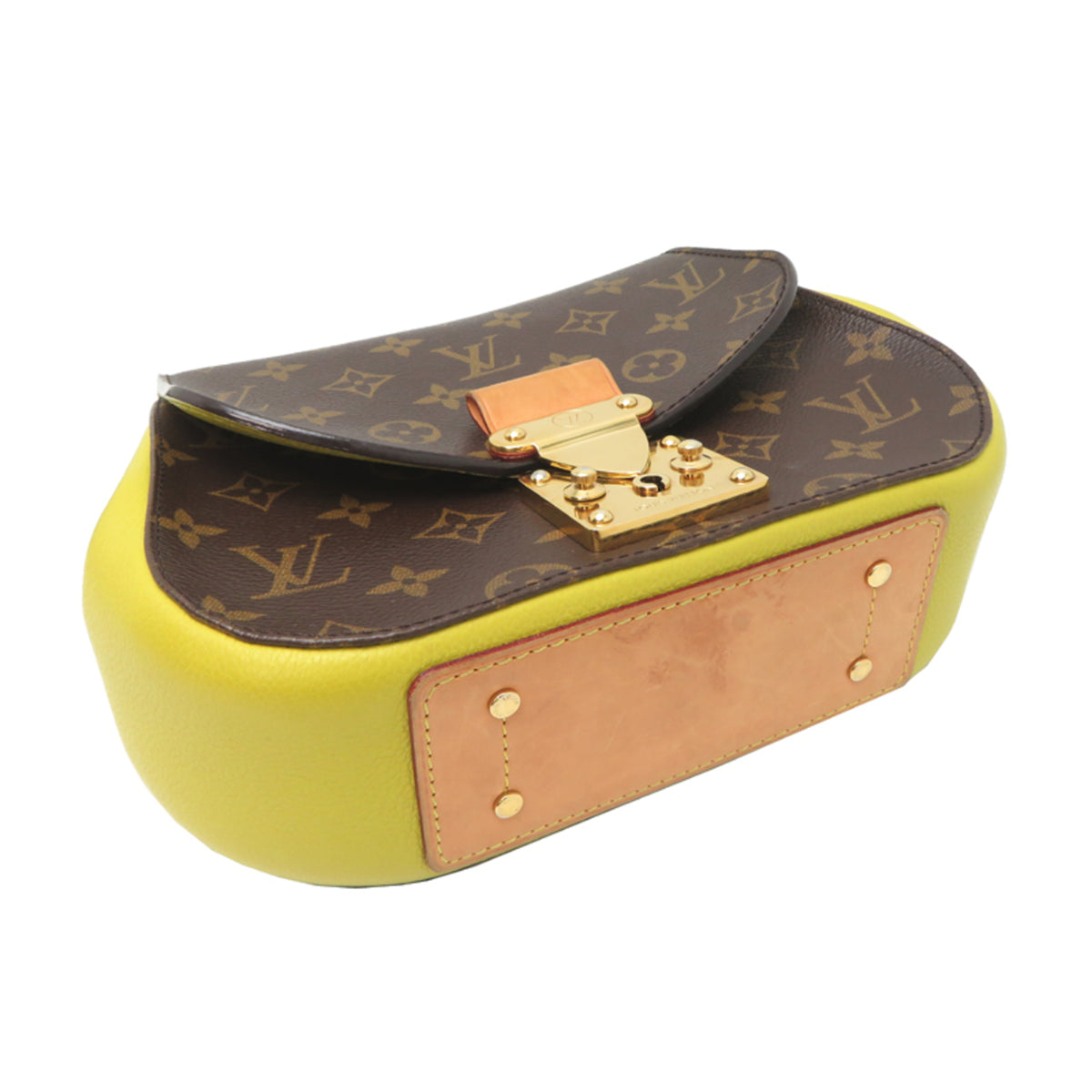 Louis Vuitton Pistache Monogram Leather Handbag (Pre-Owned)