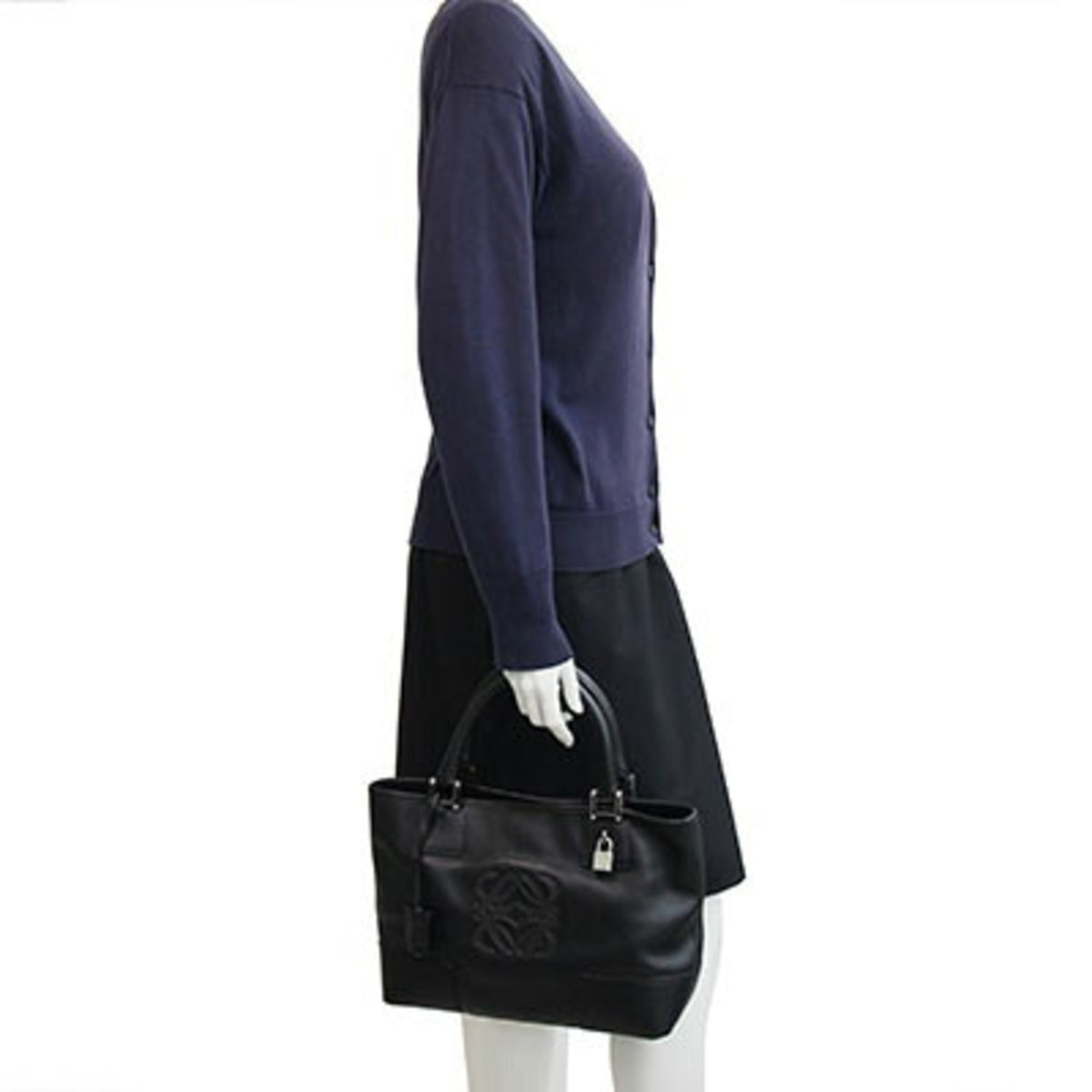 Loewe Black Leather Handbag (Pre-Owned)