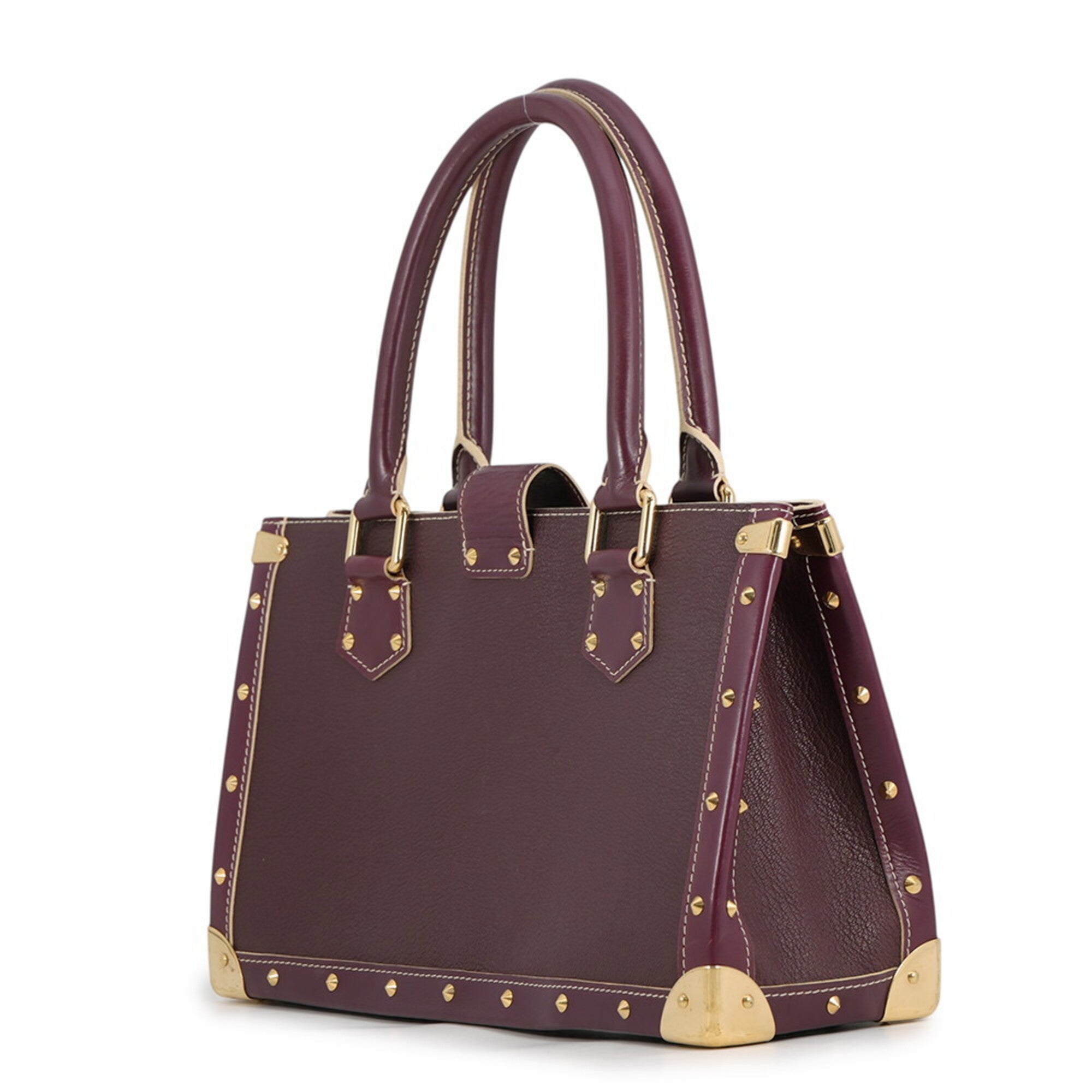 Louis Vuitton Purple Suhali Leather Handbag (Pre-Owned)