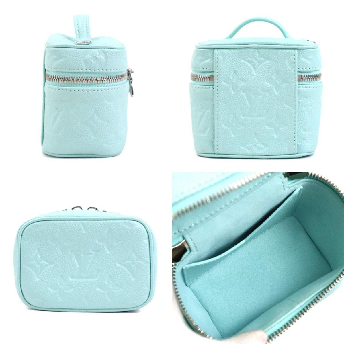 Louis Vuitton Light Blue Monogram Empreinte Handbag Shoulder Bag (Pre-Owned)