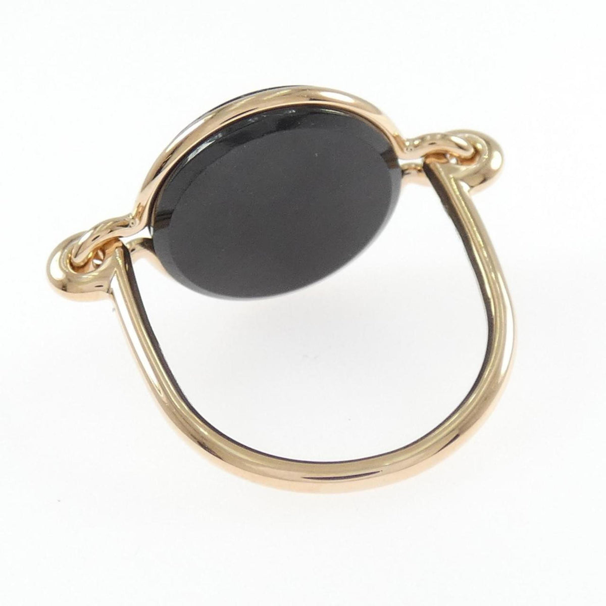 Hermes Pink Gold (18K) Band Ring (Pre-Owned)
