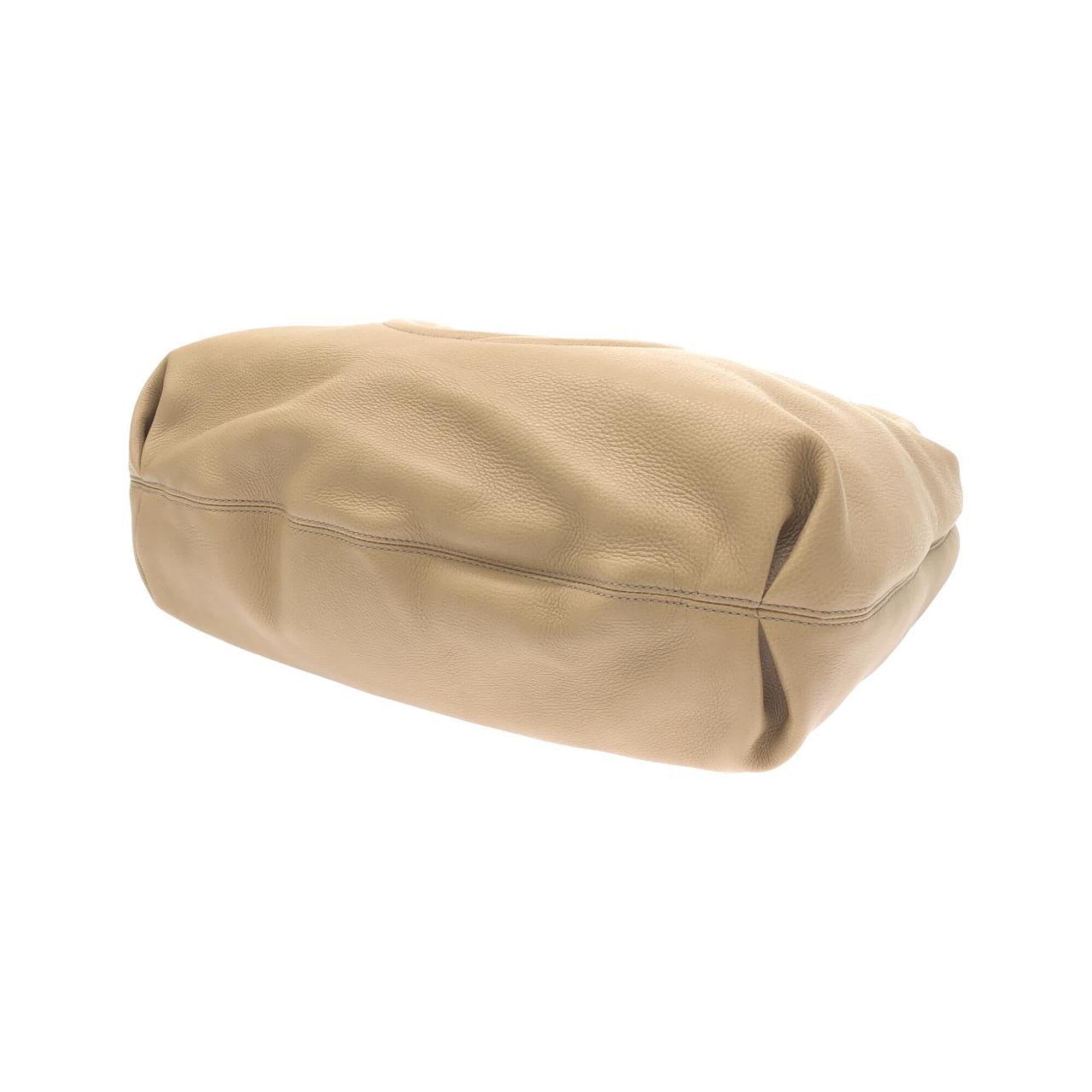 Gucci Beige Leather Shoulder Bag (Pre-Owned)