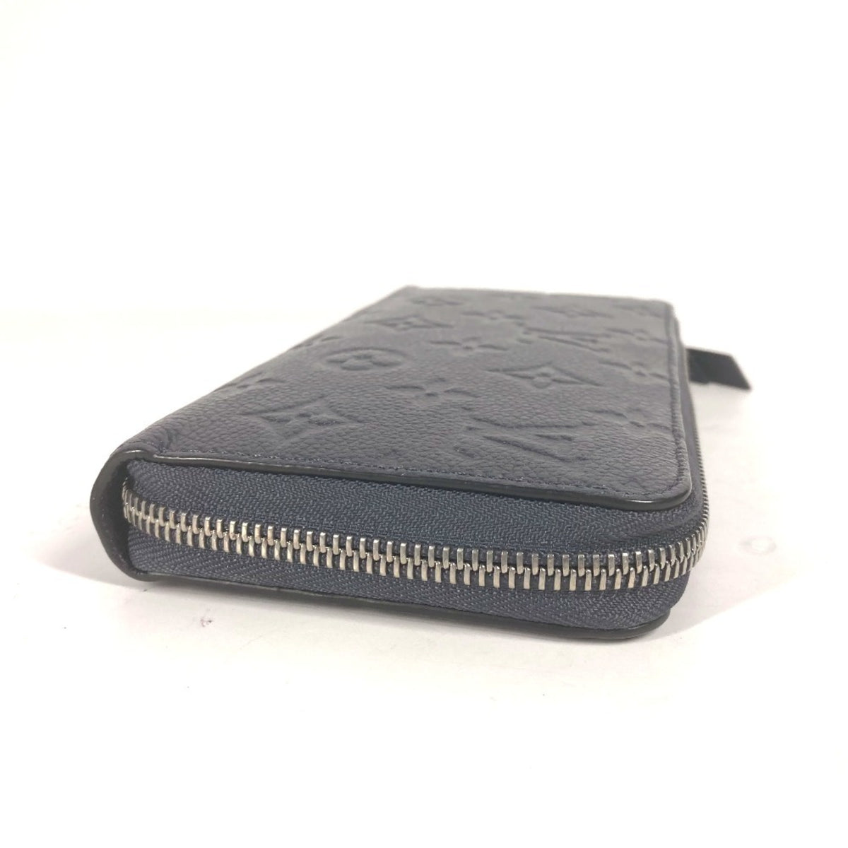 Louis Vuitton Blue Monogram Empreinte Leather Long Wallet (Bi-Fold) (Pre-Owned)