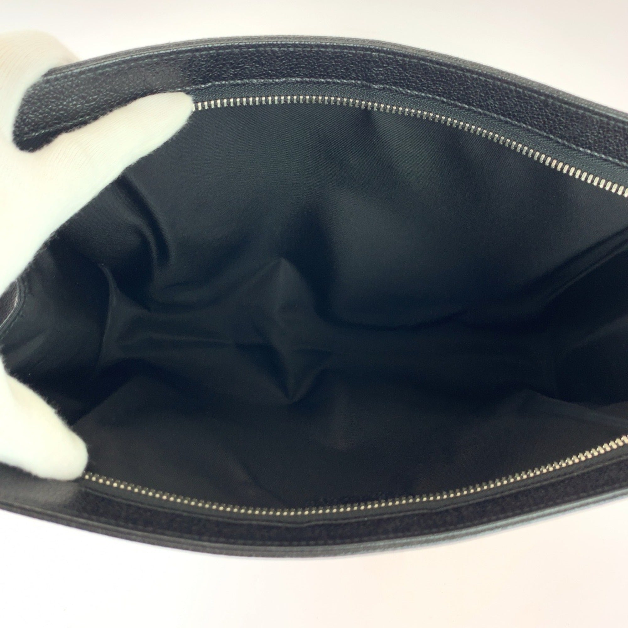 Bvlgari Black Pvc Clutch Bag (Pre-Owned)