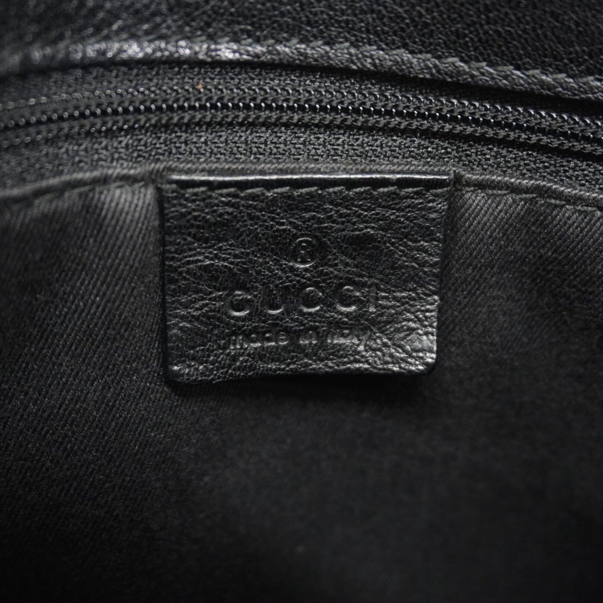 Gucci Black Denim Tote Bag (Pre-Owned)