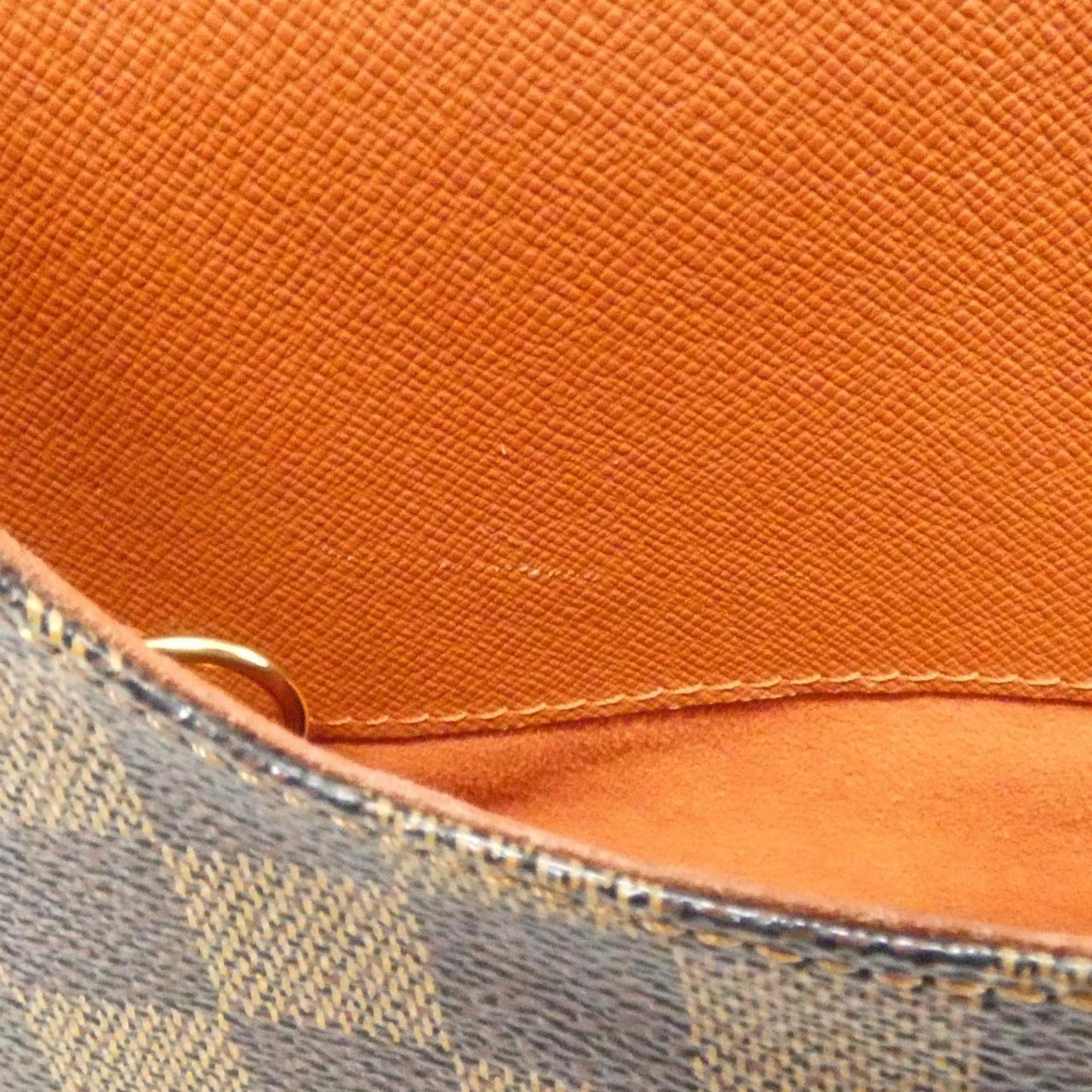 Louis Vuitton Brown Coated Canvas Shoulder Bag (Pre-Owned)