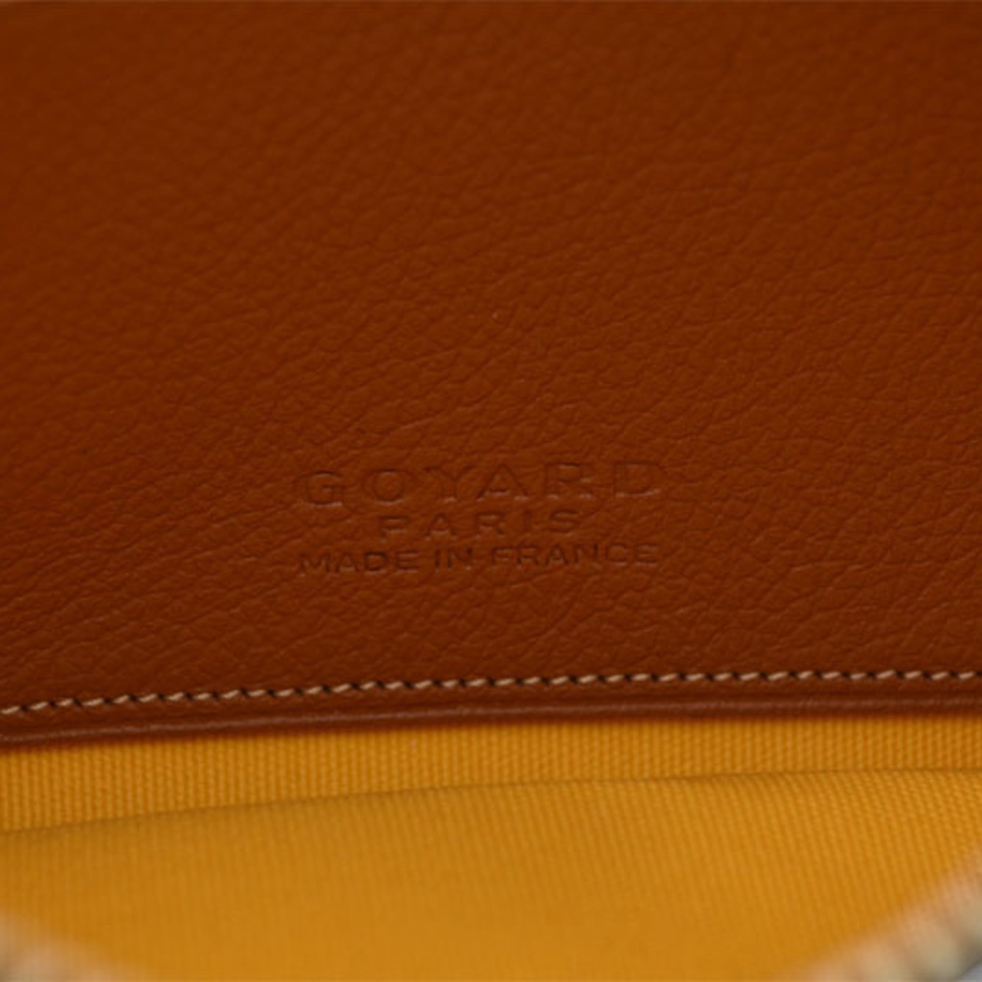 Goyard Black Coated Canvas Leather Pouch (Pre-Owned)