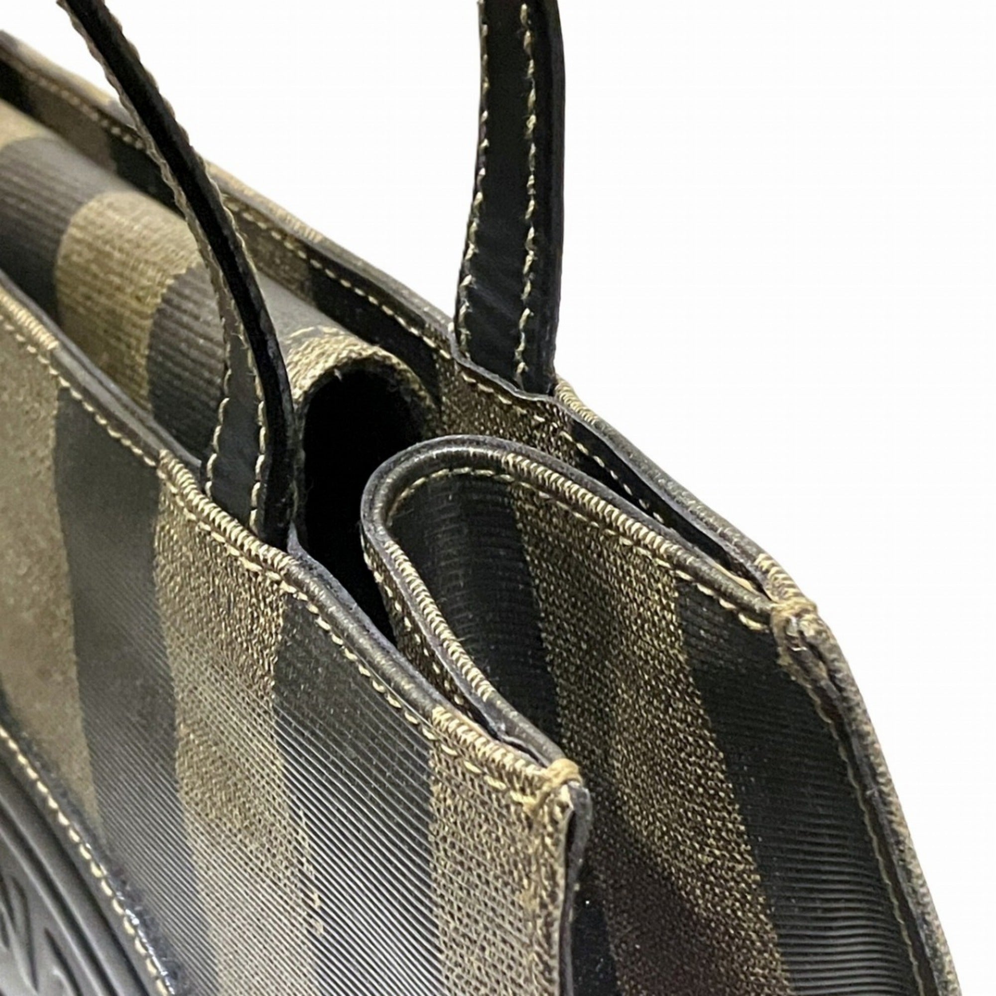 Chanel Brown Pvc Tote Bag (Pre-Owned)