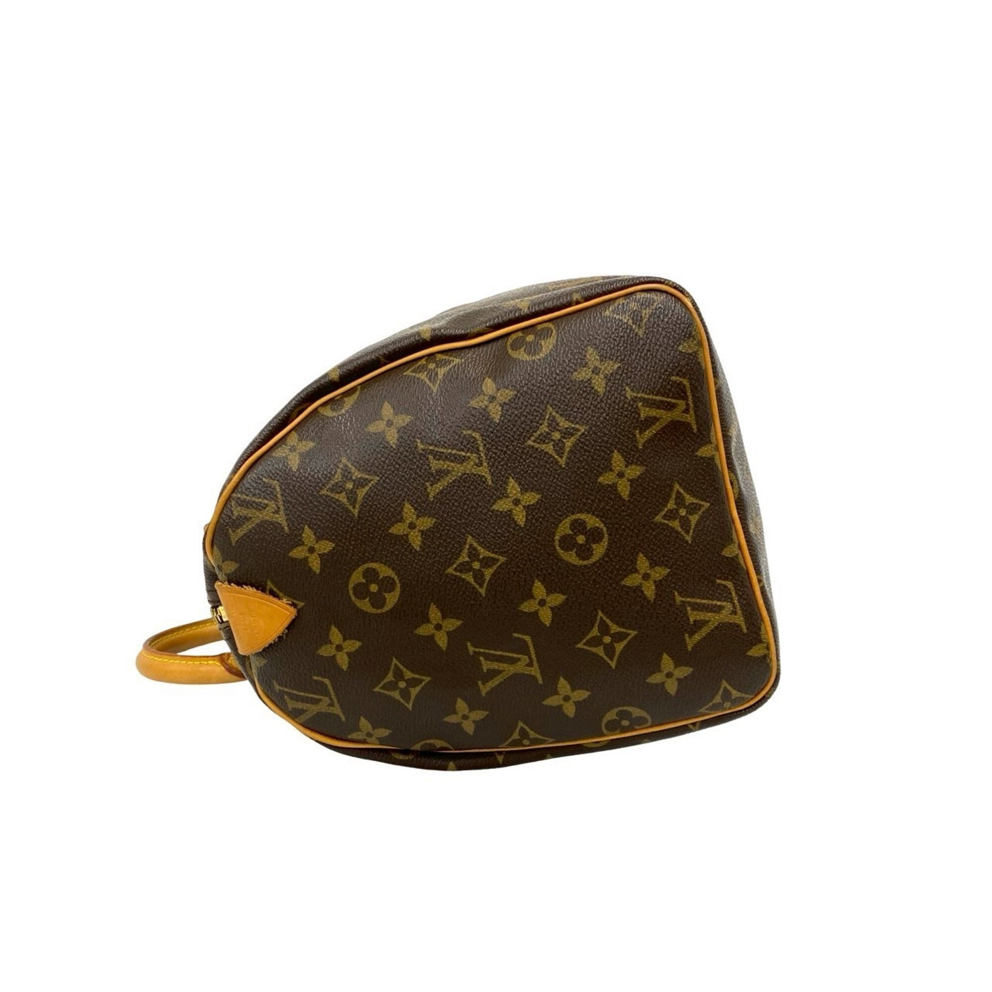 Louis Vuitton Brown Pvc Leather Boston Bag Handbag (Pre-Owned)