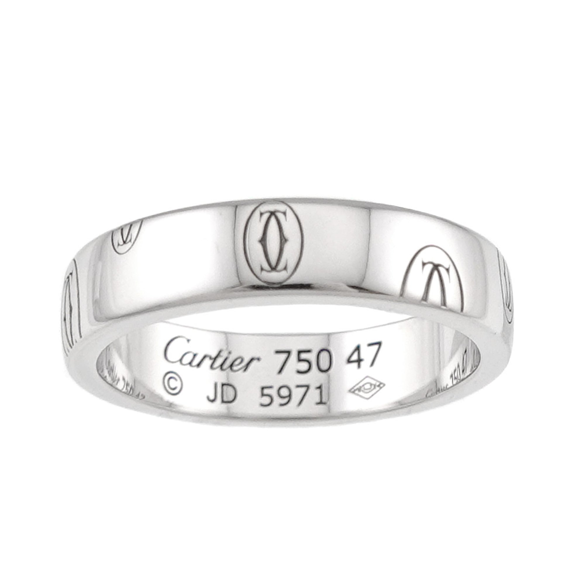 Cartier White Gold (18K) Band Ring (Pre-Owned)