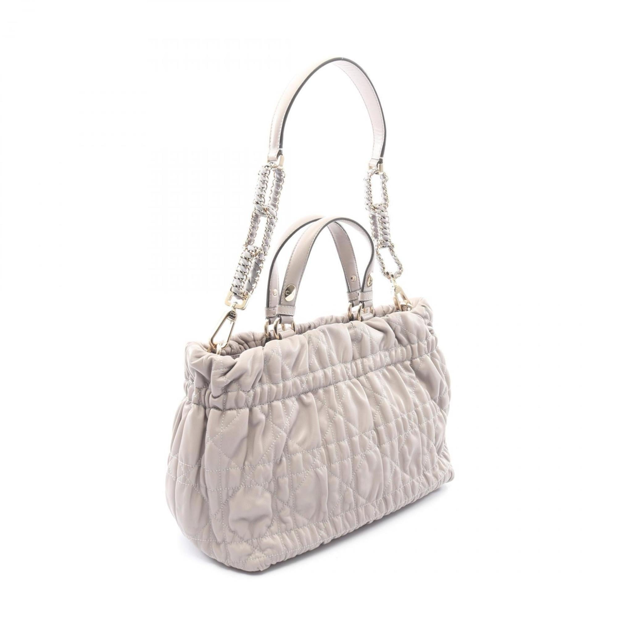 Christian Dior Purple Leather Handbag (Pre-Owned)