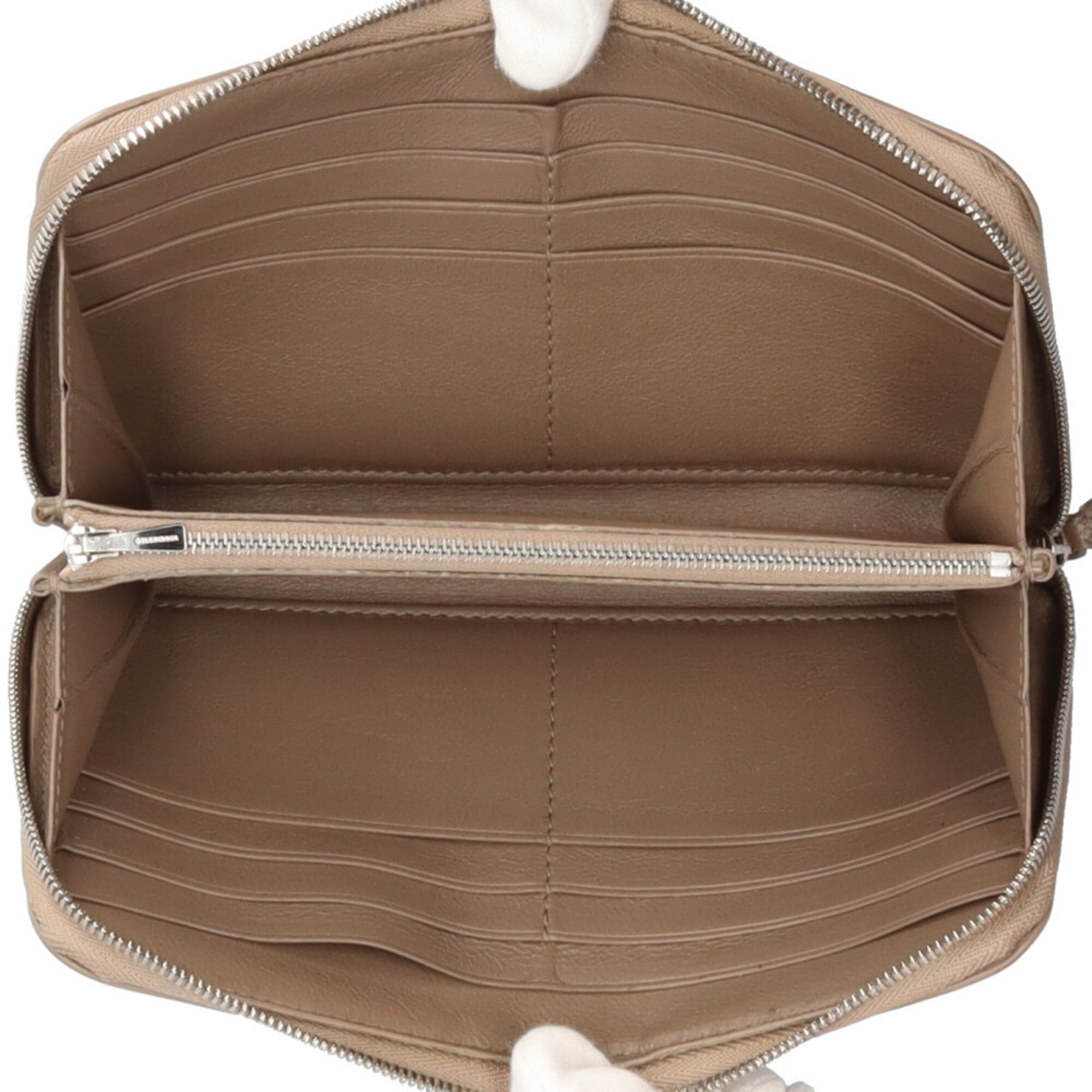 Balenciaga Grayish Leather Coin Purse/Coin Case (Pre-Owned)