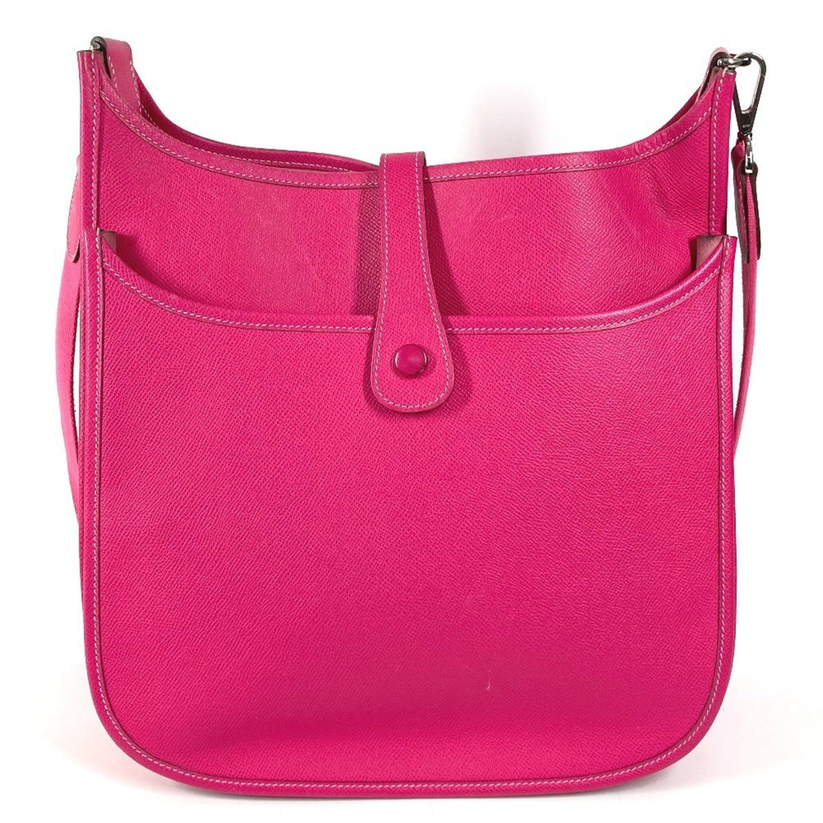 Hermes Pink Rose Tyrien Epsom Leather Pochette Shoulder Bag (Pre-Owned)