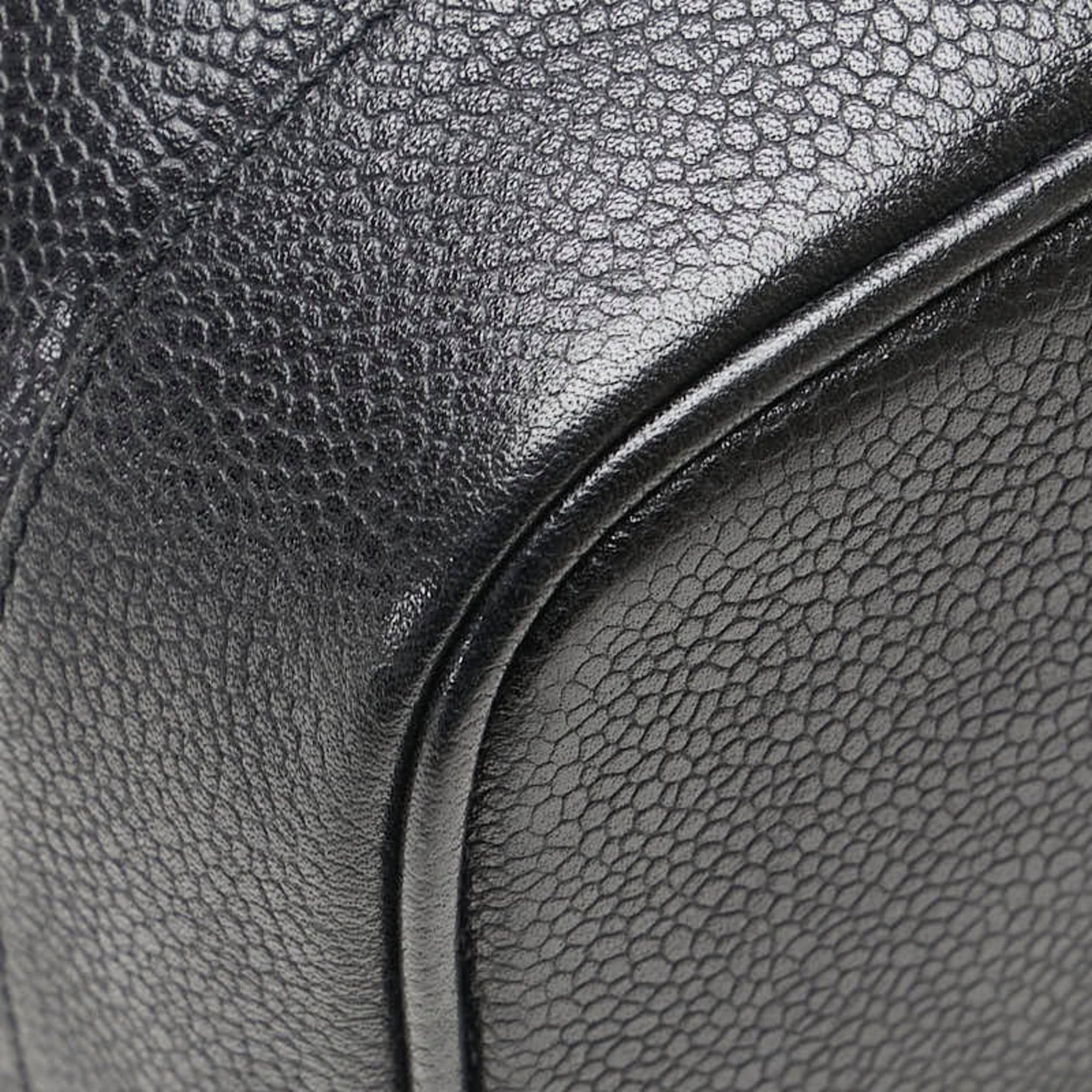 Chanel Black Grained Calfskin Vanity Bag (Pre-Owned)
