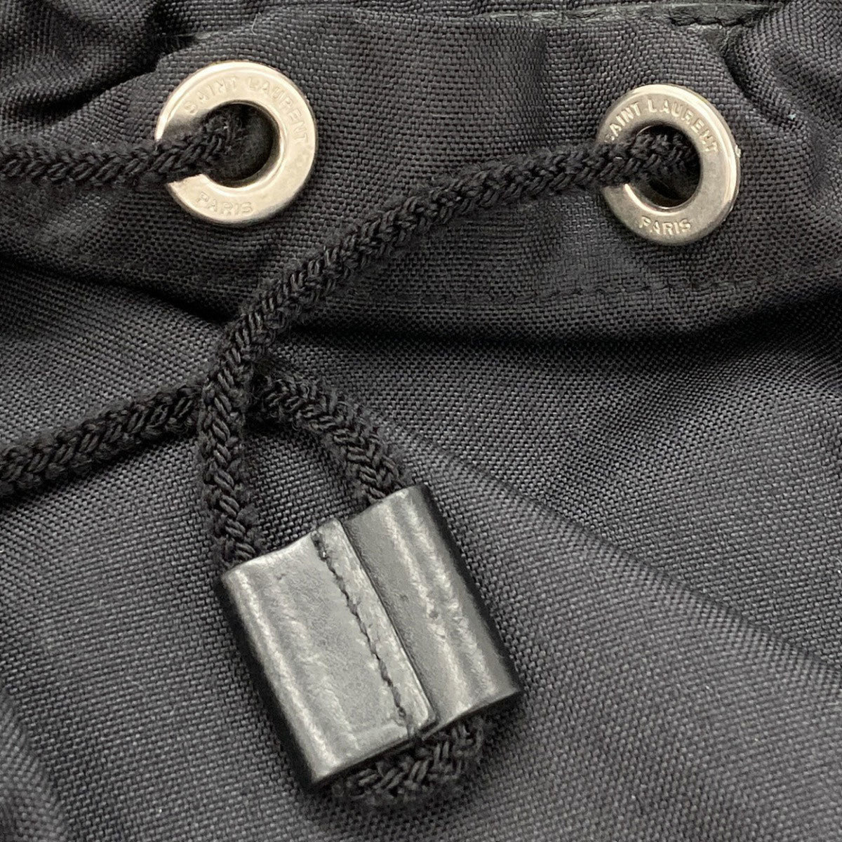 Saint Laurent Black Canvas Backpack (Pre-Owned)