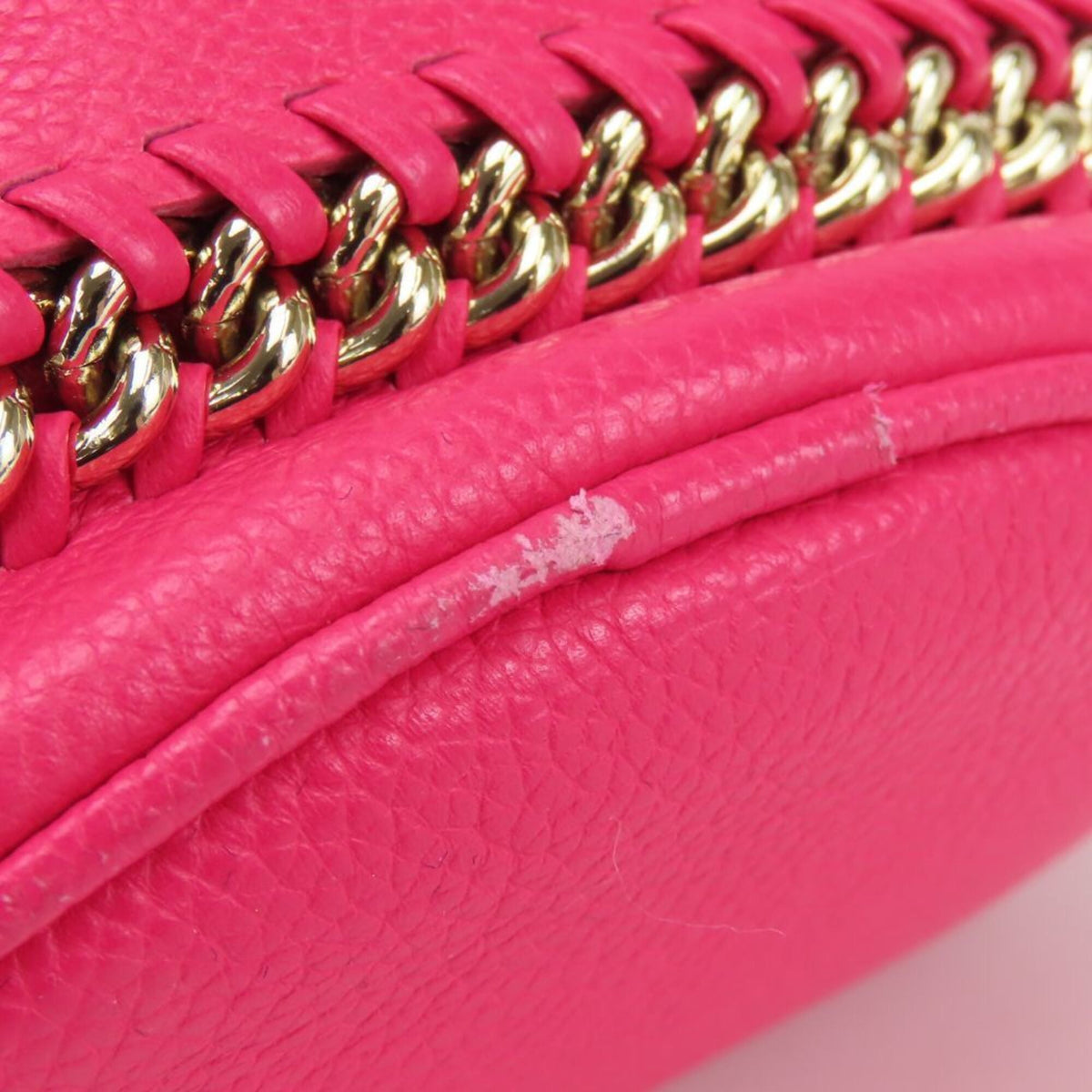 Coach Pink Leather Shoulder Bag (Pre-Owned)