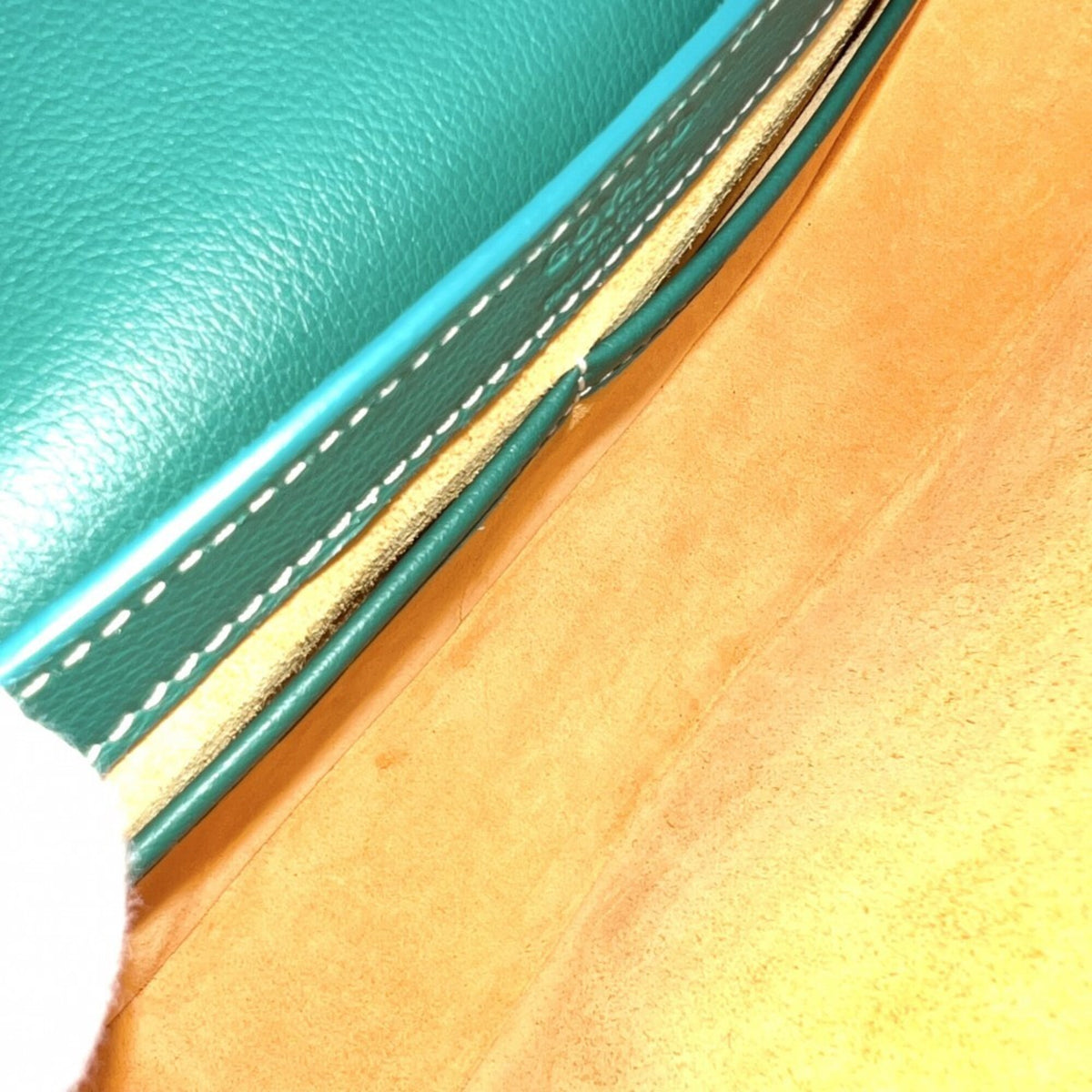 Goyard Green Pvc Coated Canvas Leather Shoulder Bag (Pre-Owned)