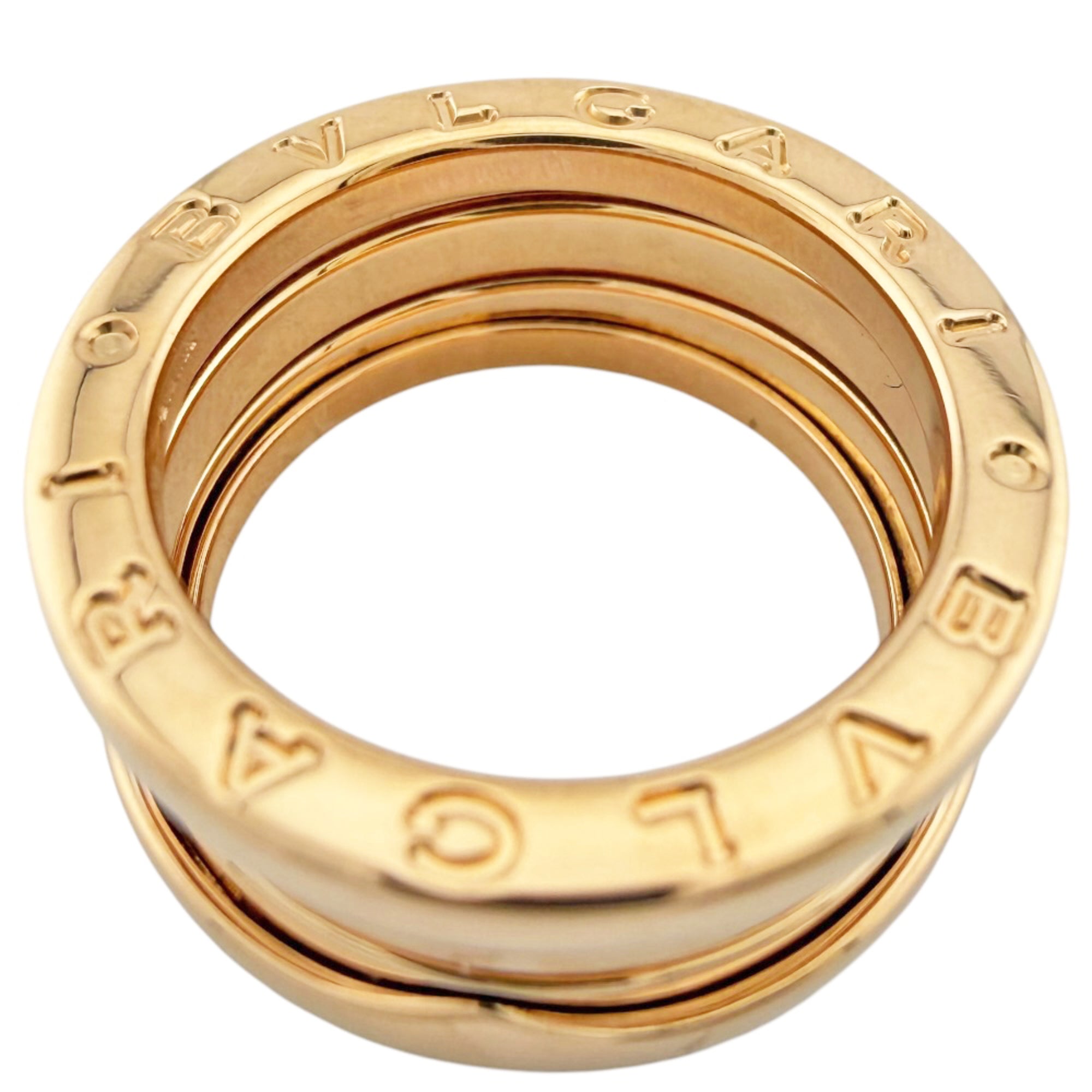 Bvlgari Gold Pink Pink Gold (18K) Band Ring (Pre-Owned)