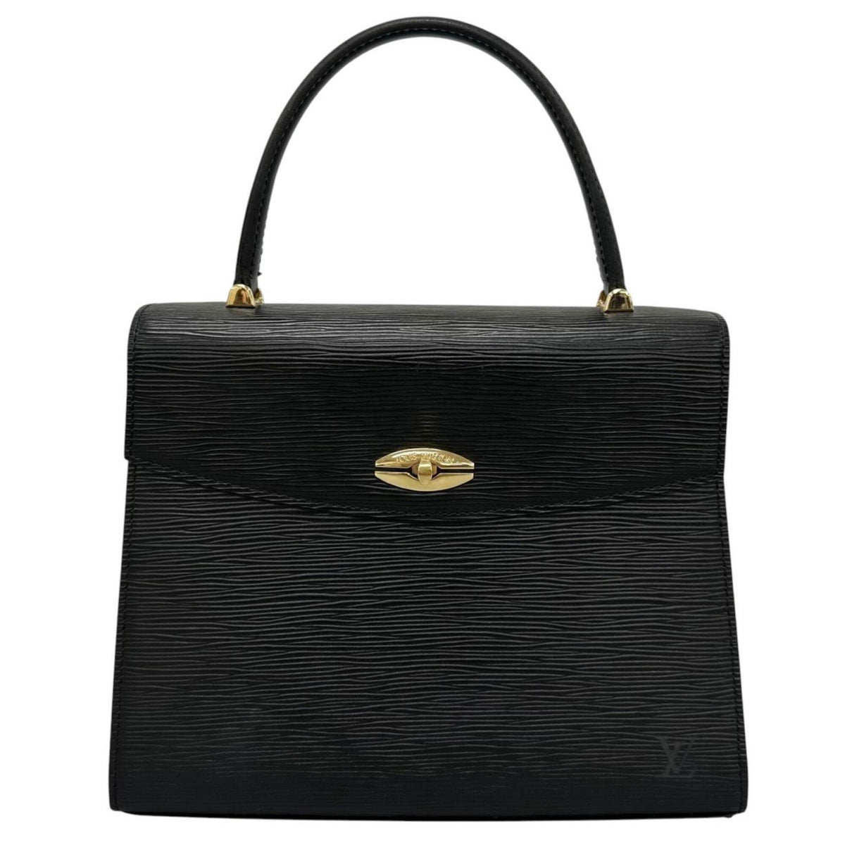 Louis Vuitton Black Epi Leather Handbag (Pre-Owned)
