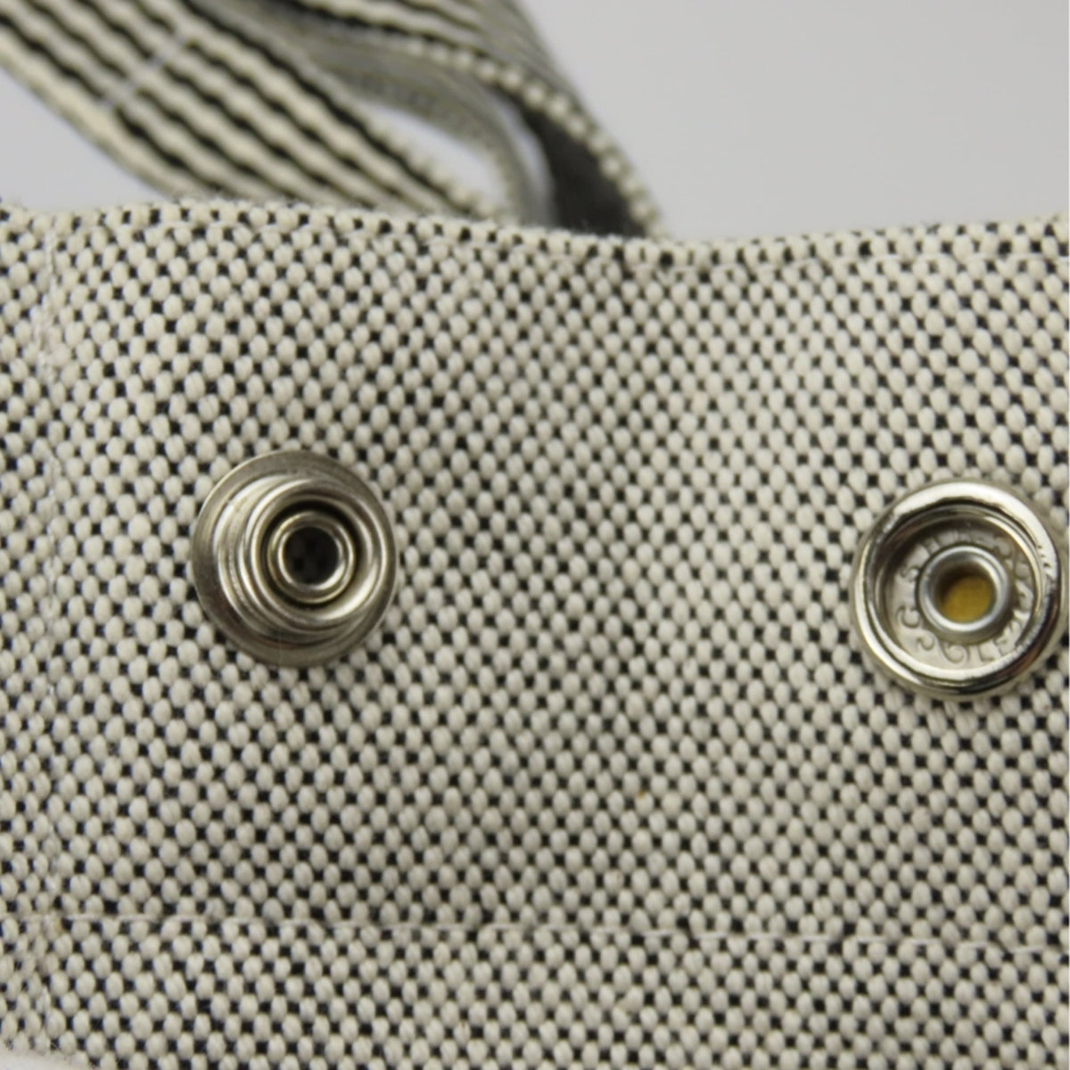 Hermes Gray Cotton Canvas Tote Bag (Pre-Owned)