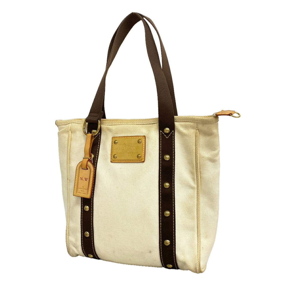 Louis Vuitton Ecru Tote Bag (Pre-Owned)