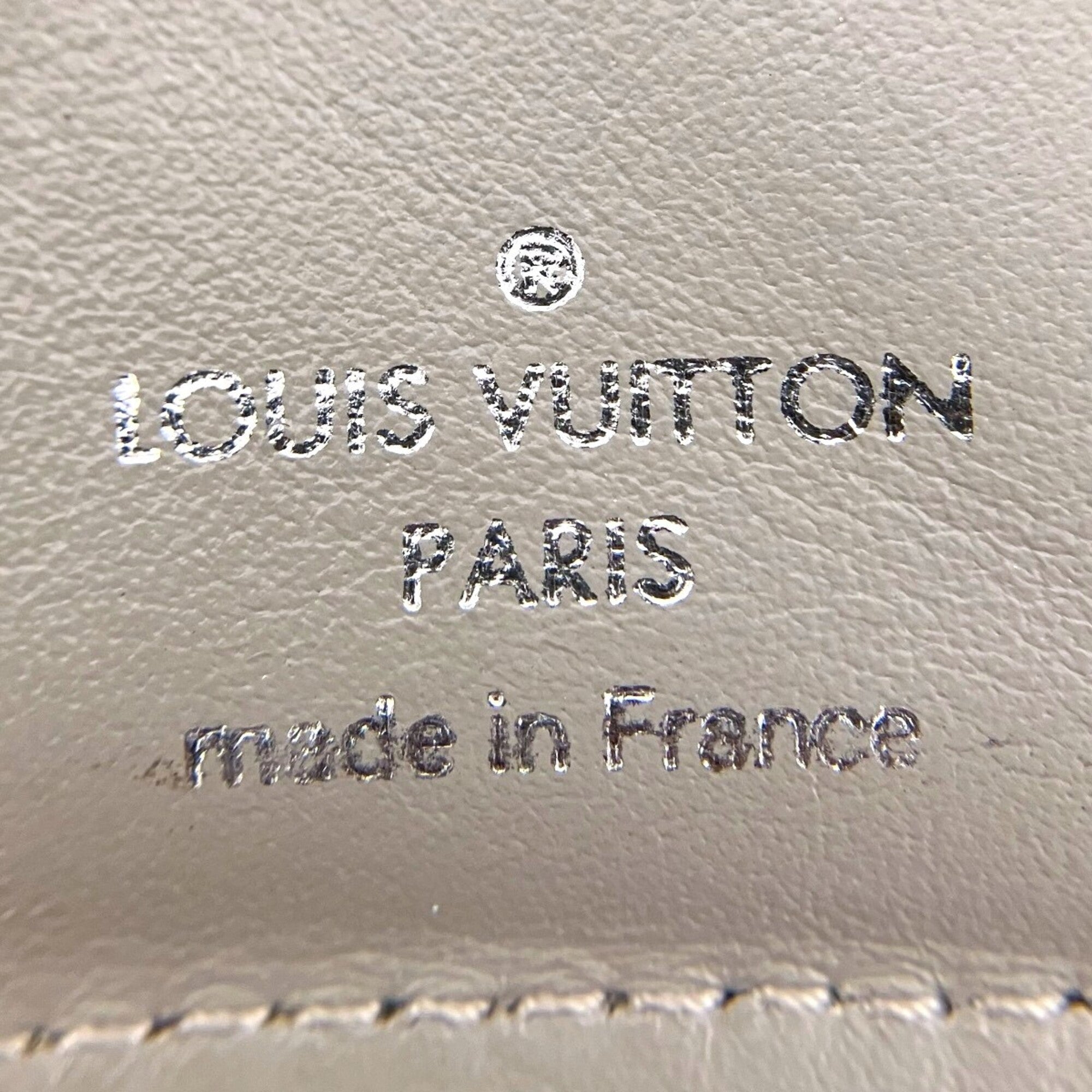 Louis Vuitton Mahina Grayish Leather Wallet (Bi-Fold) (Pre-Owned)