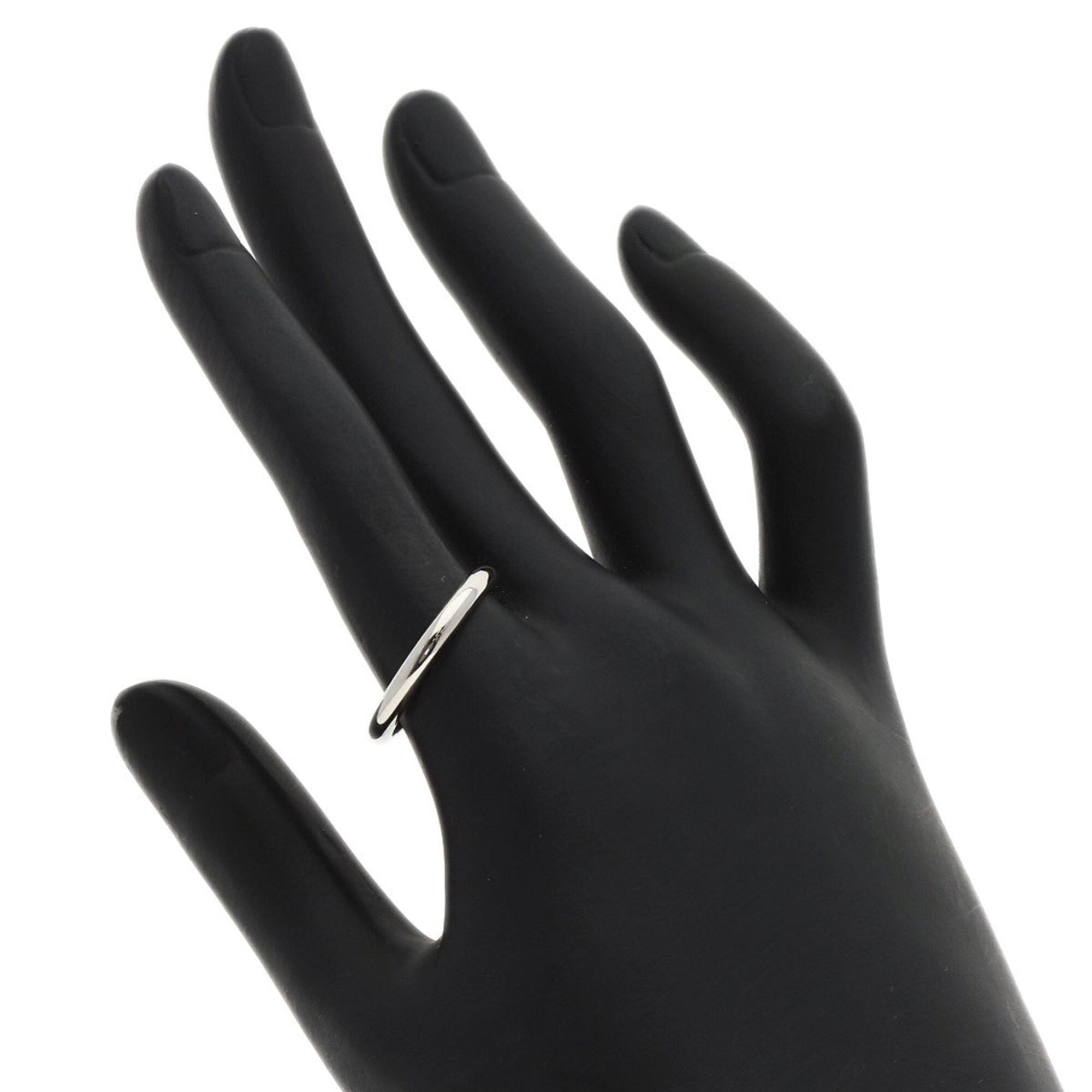 Bvlgari Platinum Platinum 950 Band Ring (Pre-Owned)