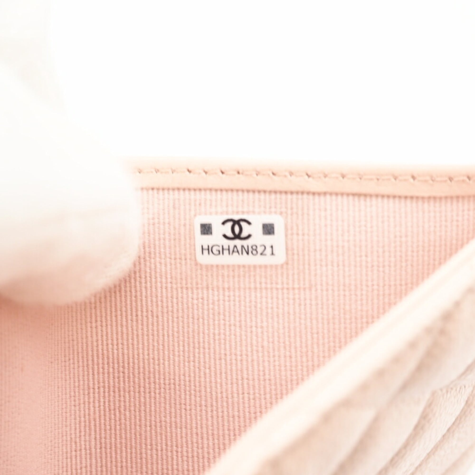 Chanel Matelasse Pink Leather Wallet (Tri-Fold) (Pre-Owned)