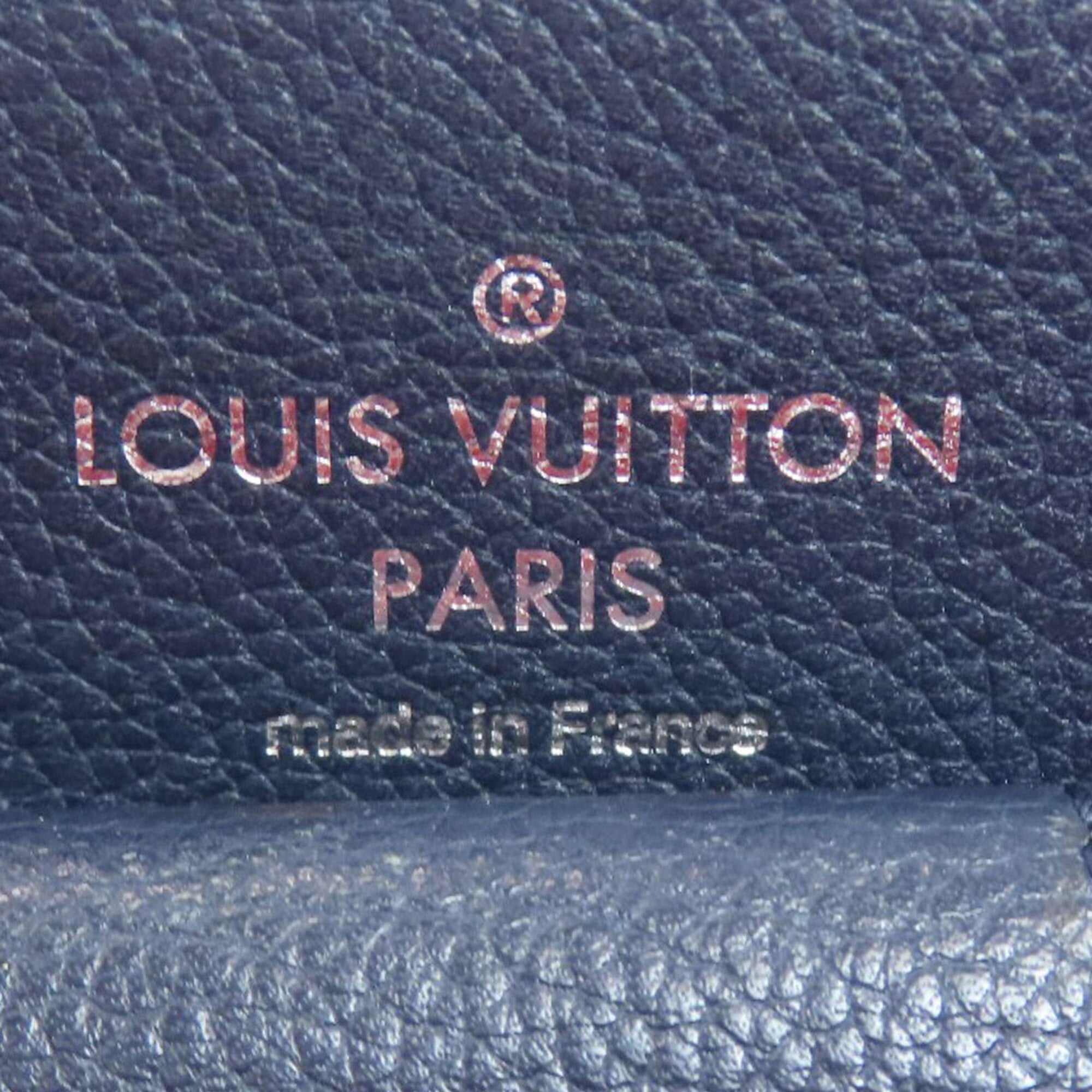 Louis Vuitton Navy Leather Shoulder Bag (Pre-Owned)