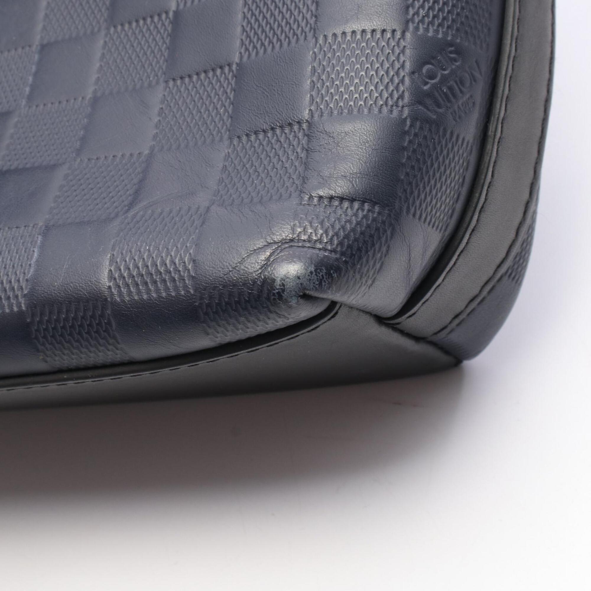 Louis Vuitton Black Infini Navy Damier Infini Handbag Shoulder Bag (Pre-Owned)