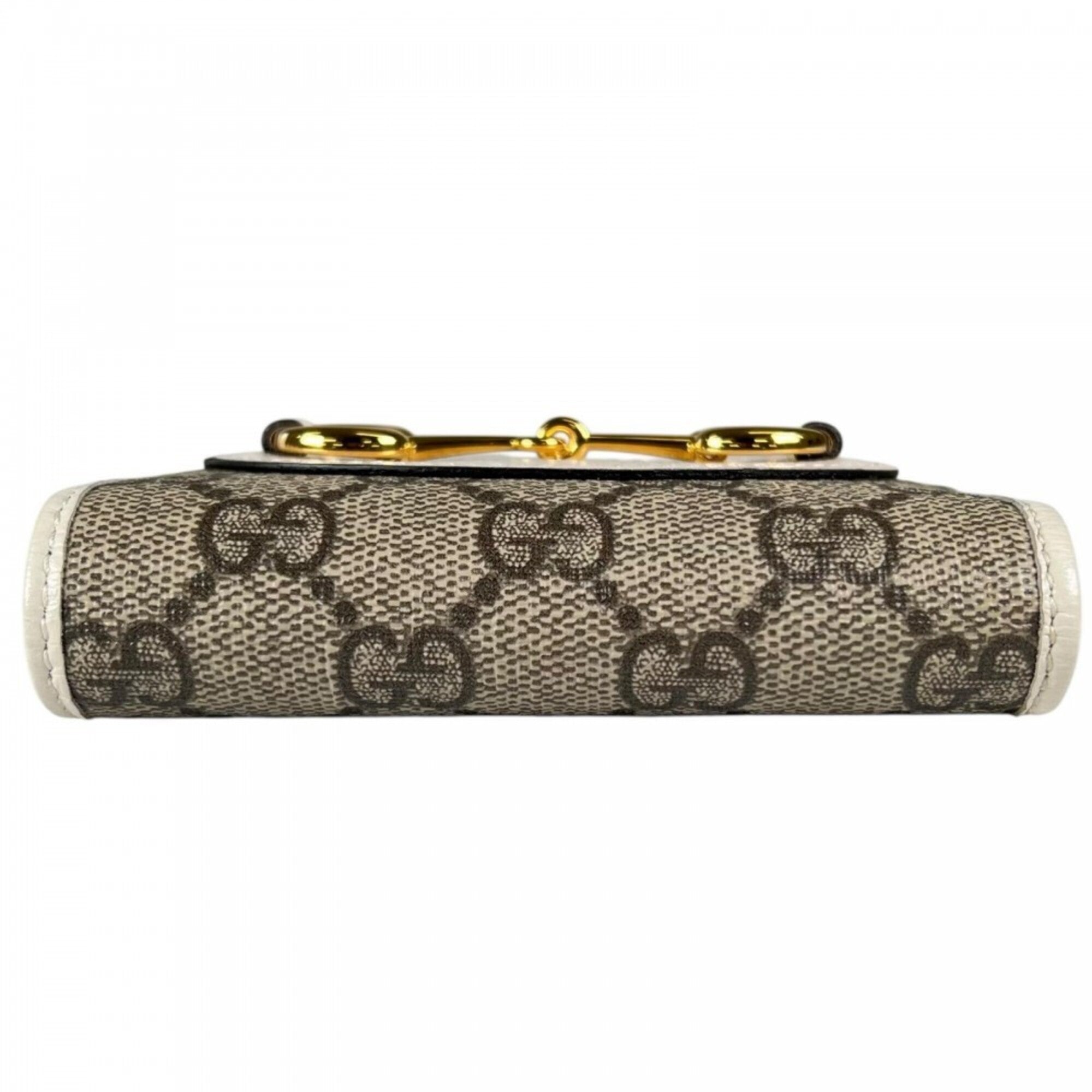 Gucci Brown Gg Canvas Wallet (Bi-Fold) (Pre-Owned)