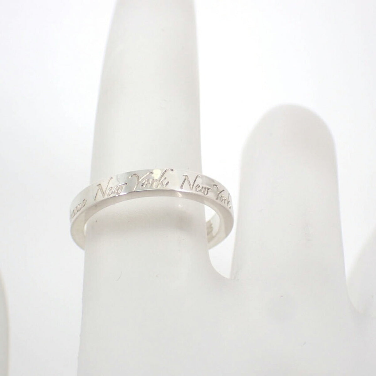 Tiffany Sterling Silver 925 Band Ring (Pre-Owned)