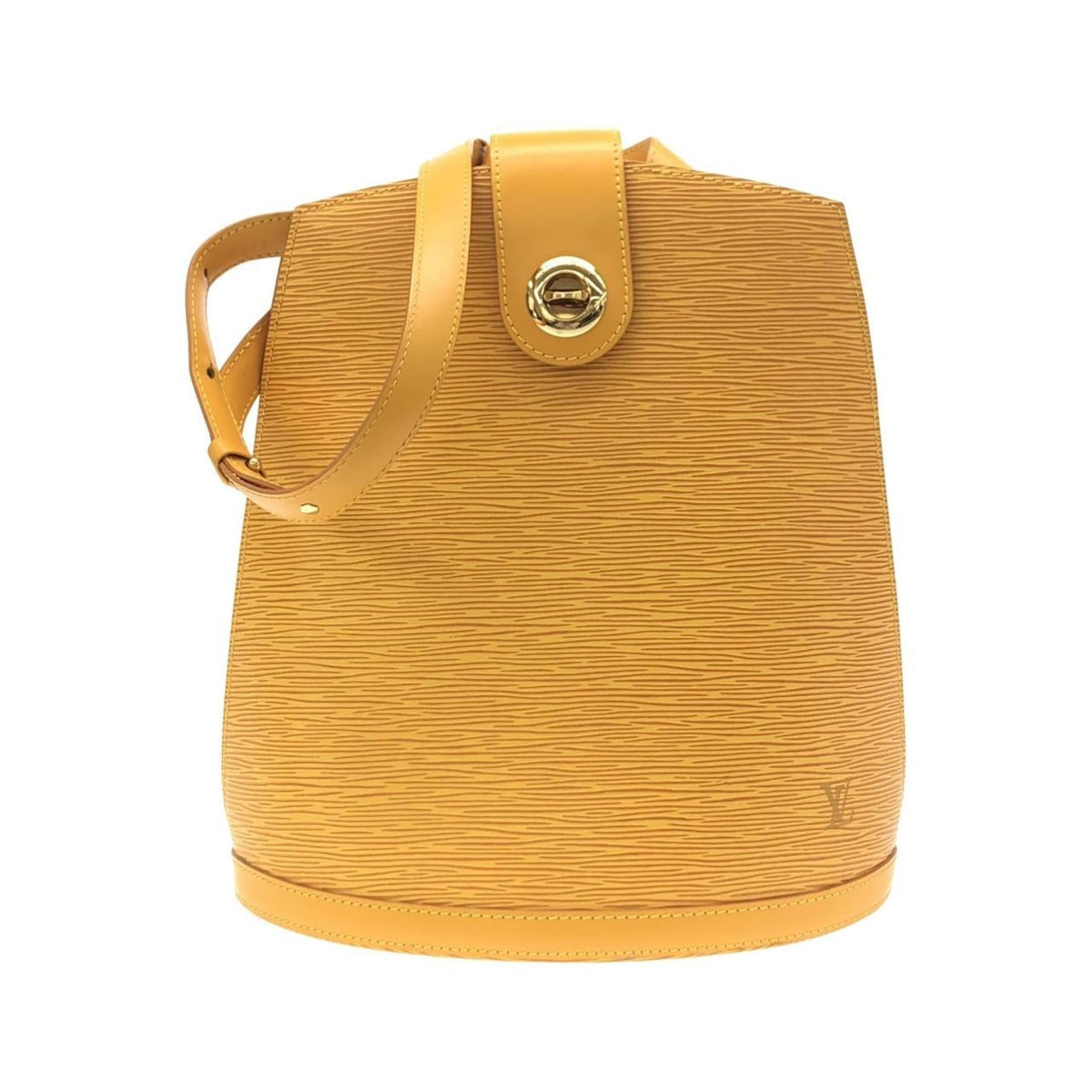 Louis Vuitton Yellow Leather Shoulder Bag (Pre-Owned)