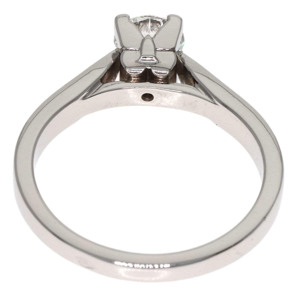 Van Cleef & Arpels Platinum Platinum 950 Band Ring (Pre-Owned)