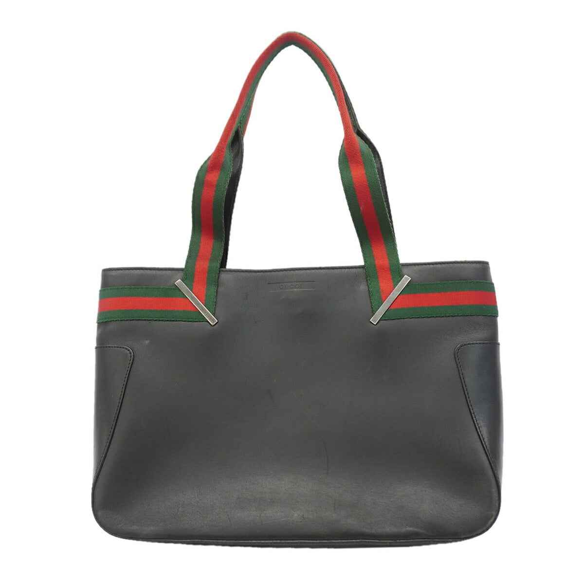 Gucci Black Leather Tote Bag (Pre-Owned)