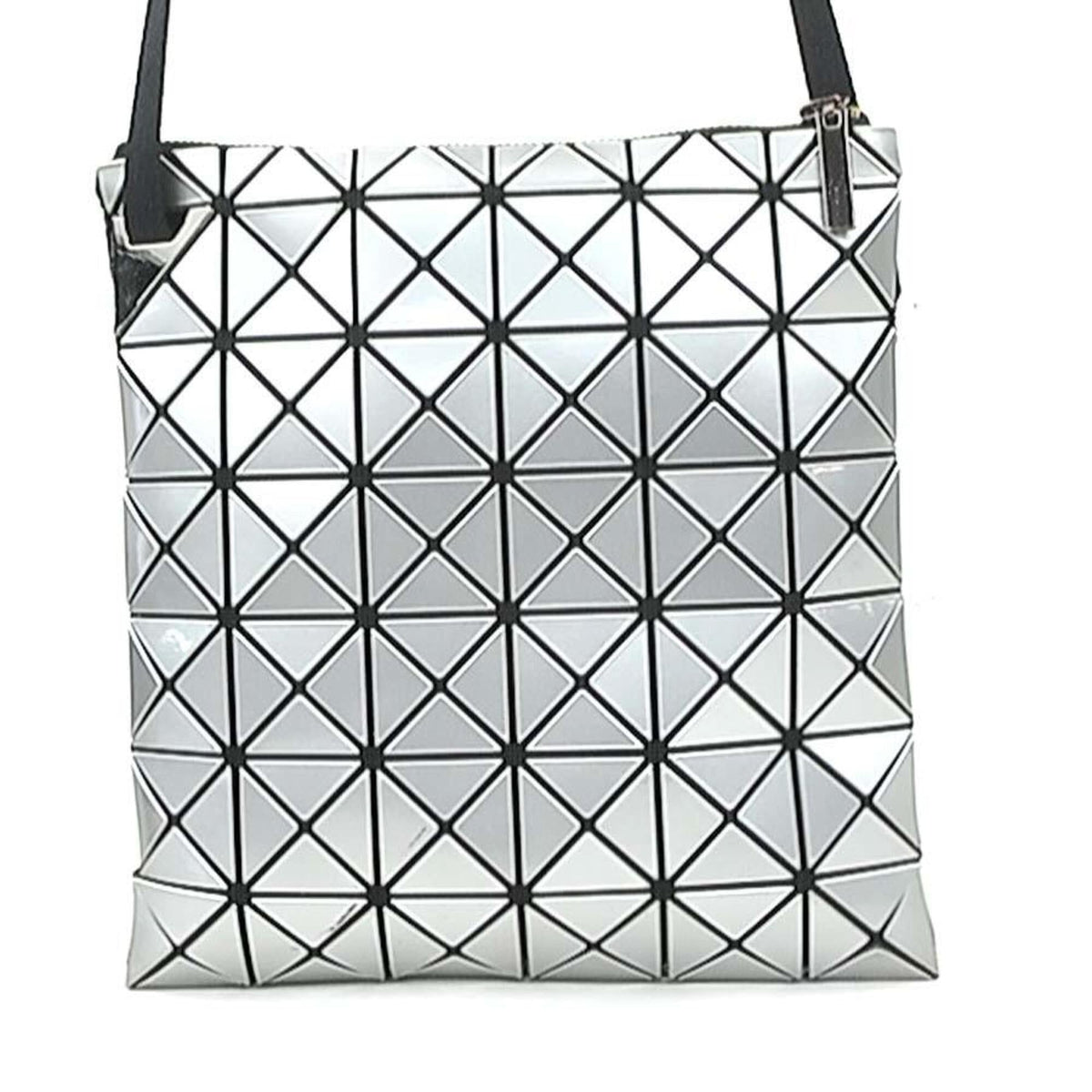 Issey Miyake Gray Pvc Shoulder Bag (Pre-Owned)