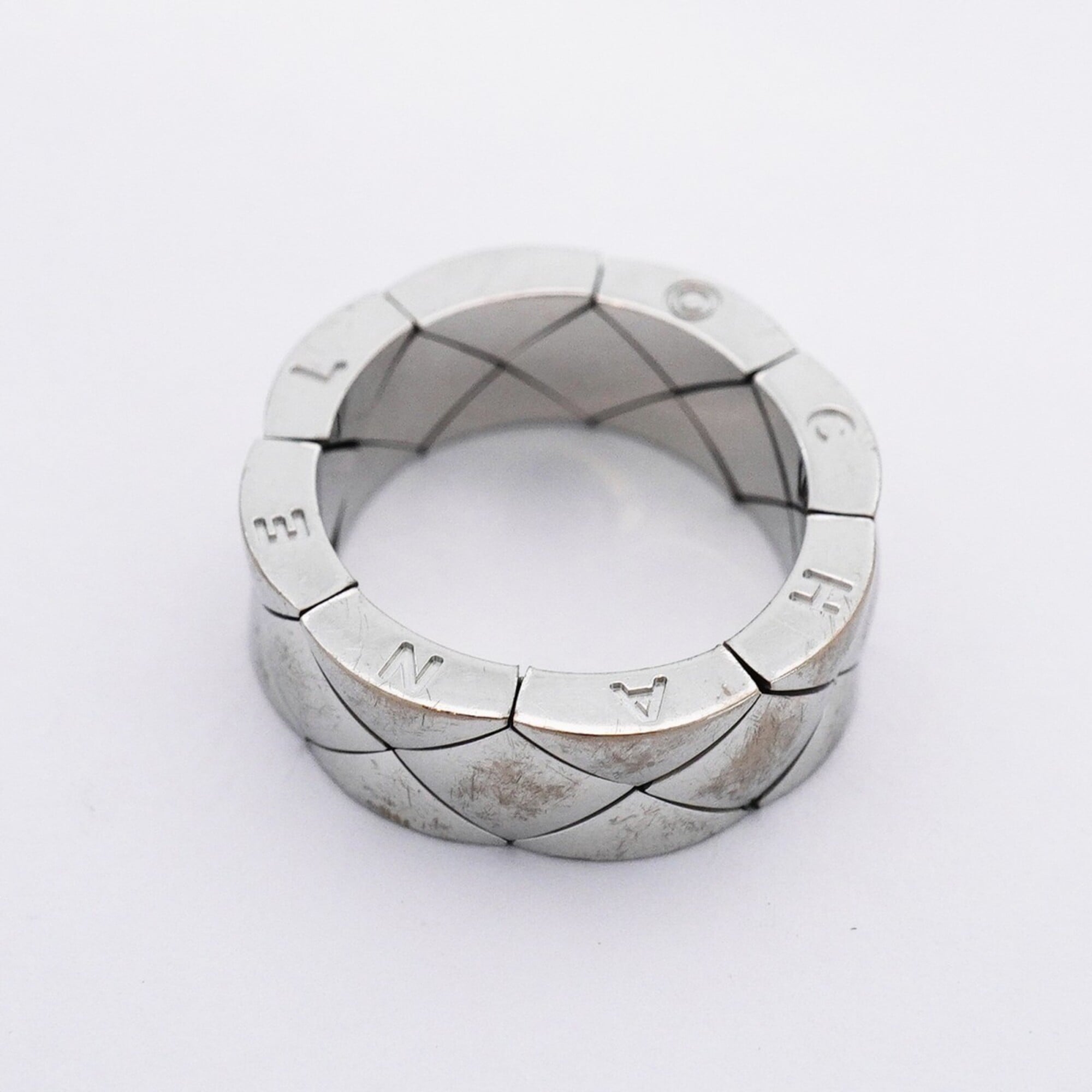Chanel White Gold (18K) Band Ring (Pre-Owned)