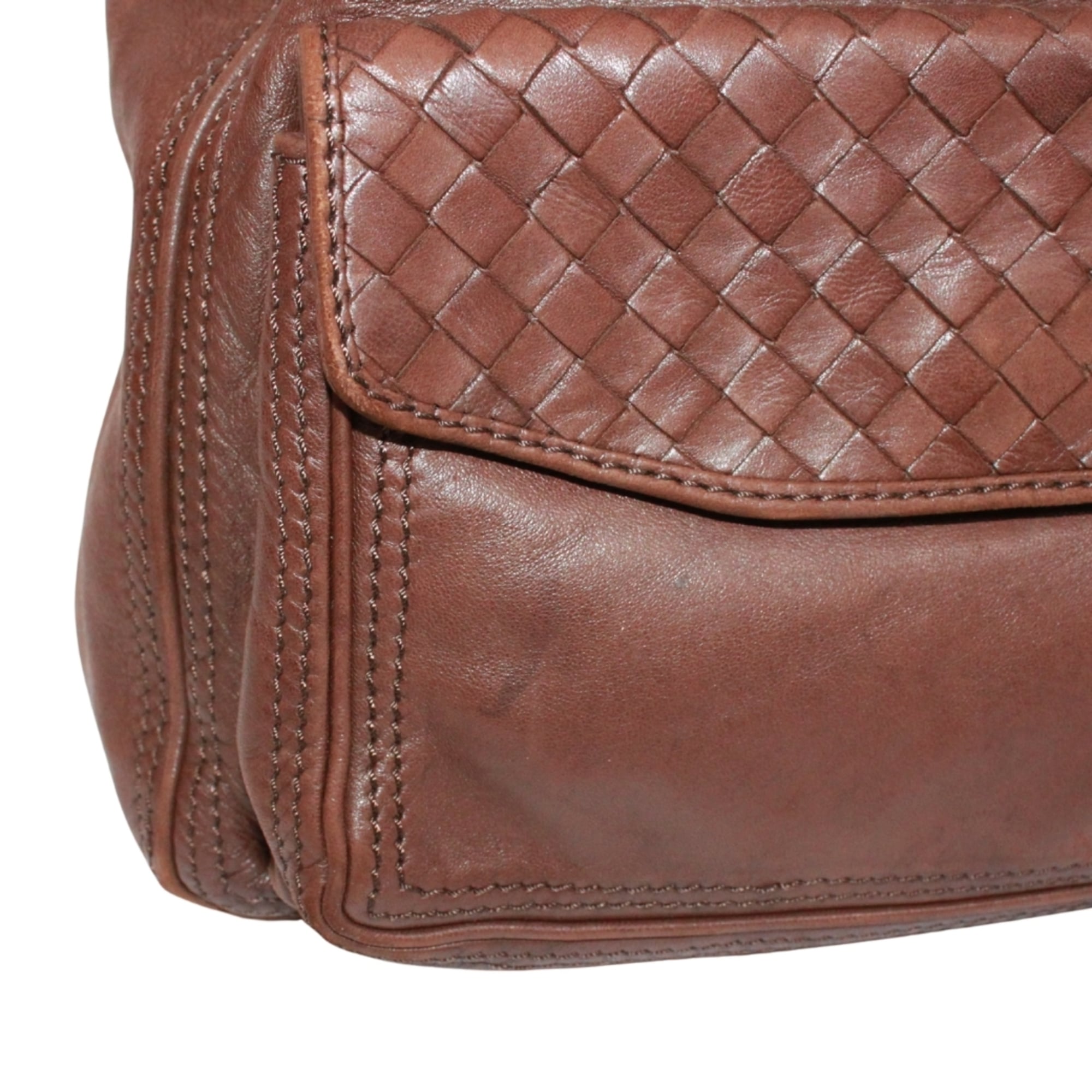 Bottega Veneta Brown Leather Backpack (Pre-Owned)