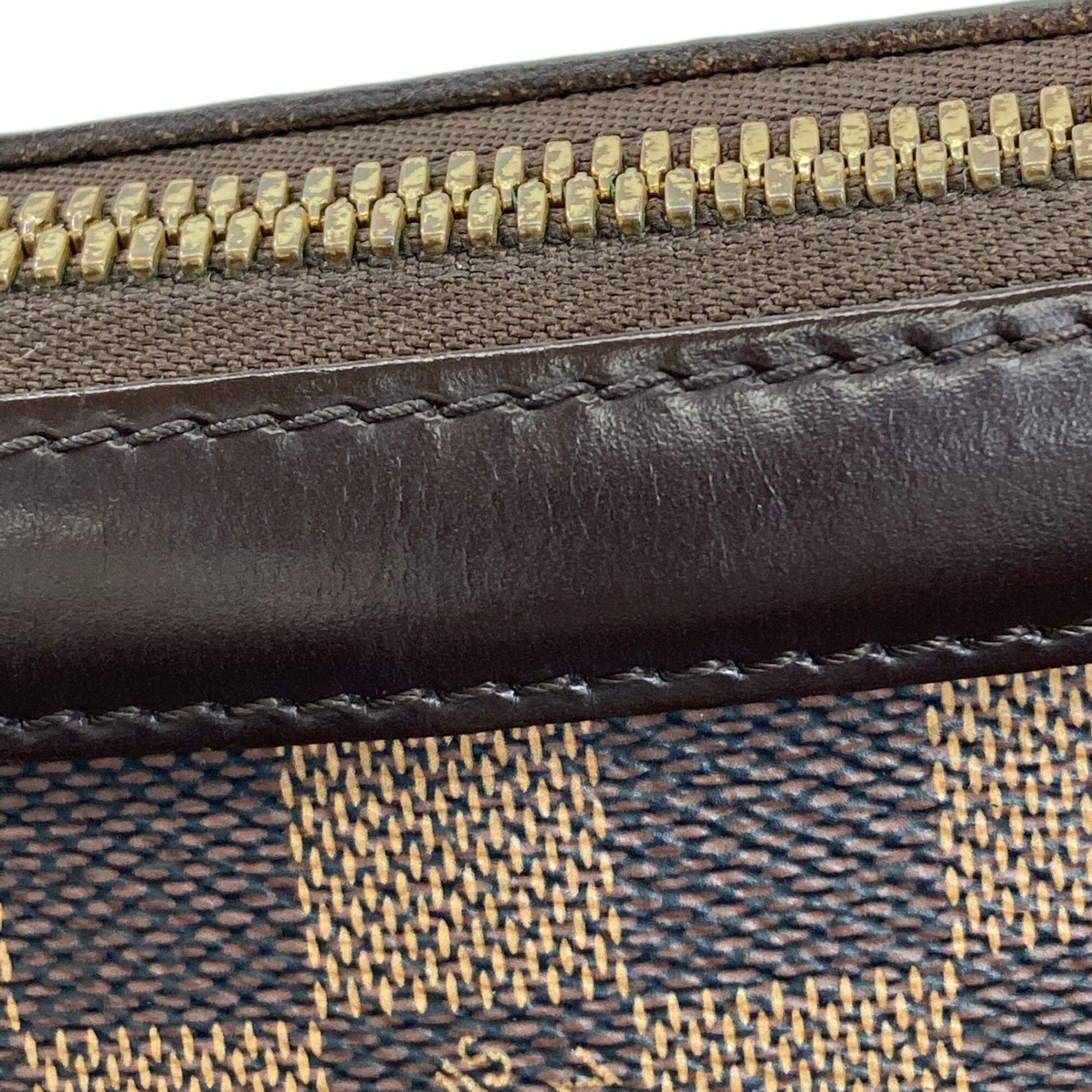 Louis Vuitton Brown Damier Canvas Handbag (Pre-Owned)