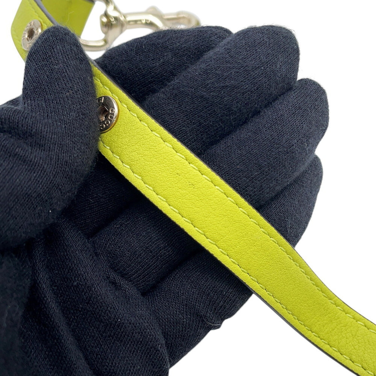 Gucci Lime Green Leather Shoulder Bag (Pre-Owned)
