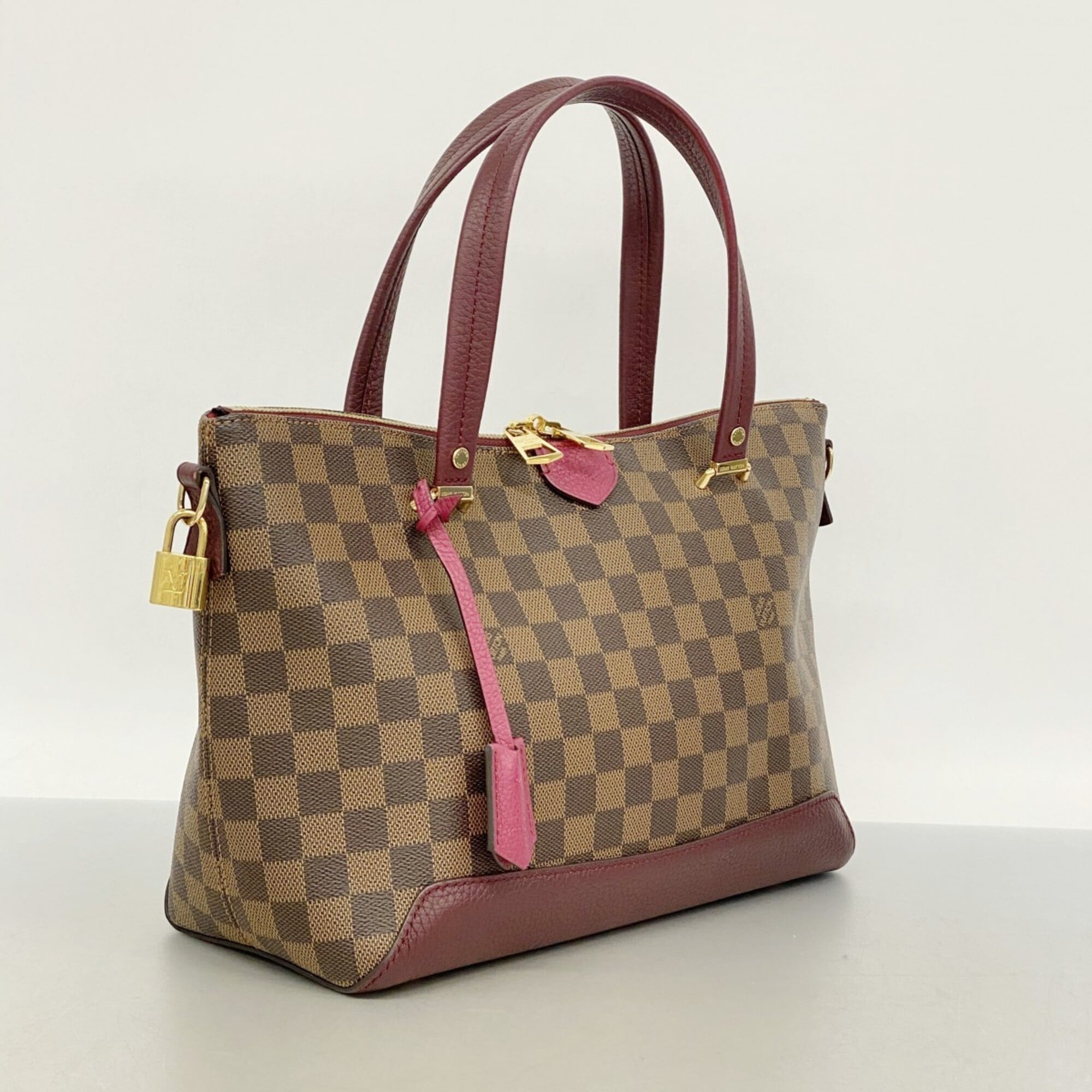 Louis Vuitton Ebene Fuchsia Handbag (Pre-Owned)
