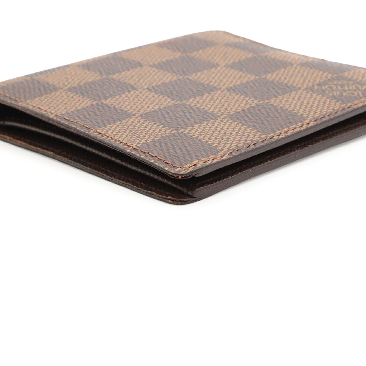 Louis Vuitton Brown Pvc Coated Canvas Bill Wallet (Bi-Fold) (Pre-Owned)
