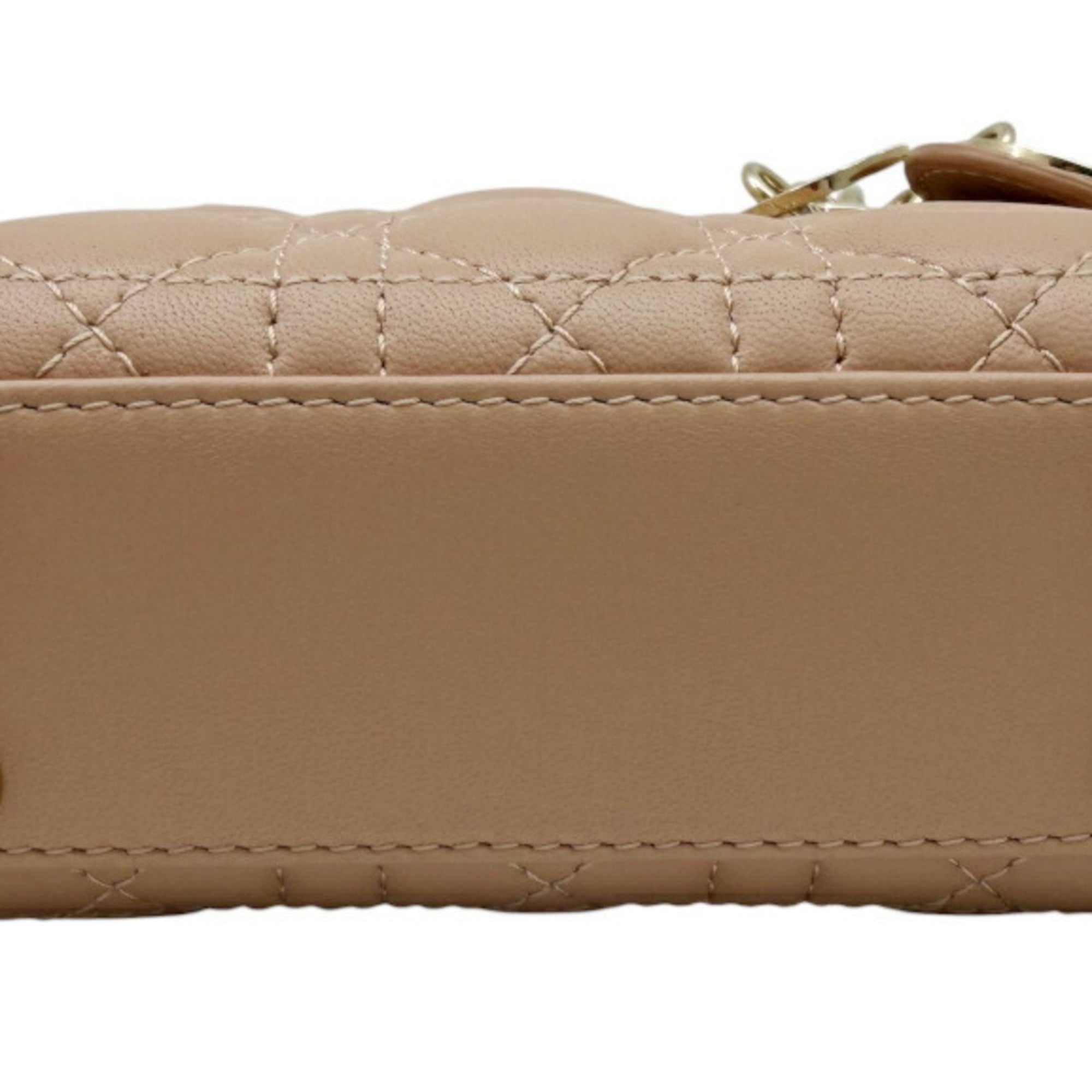 Christian Dior Pink Leather Shoulder Bag (Pre-Owned)