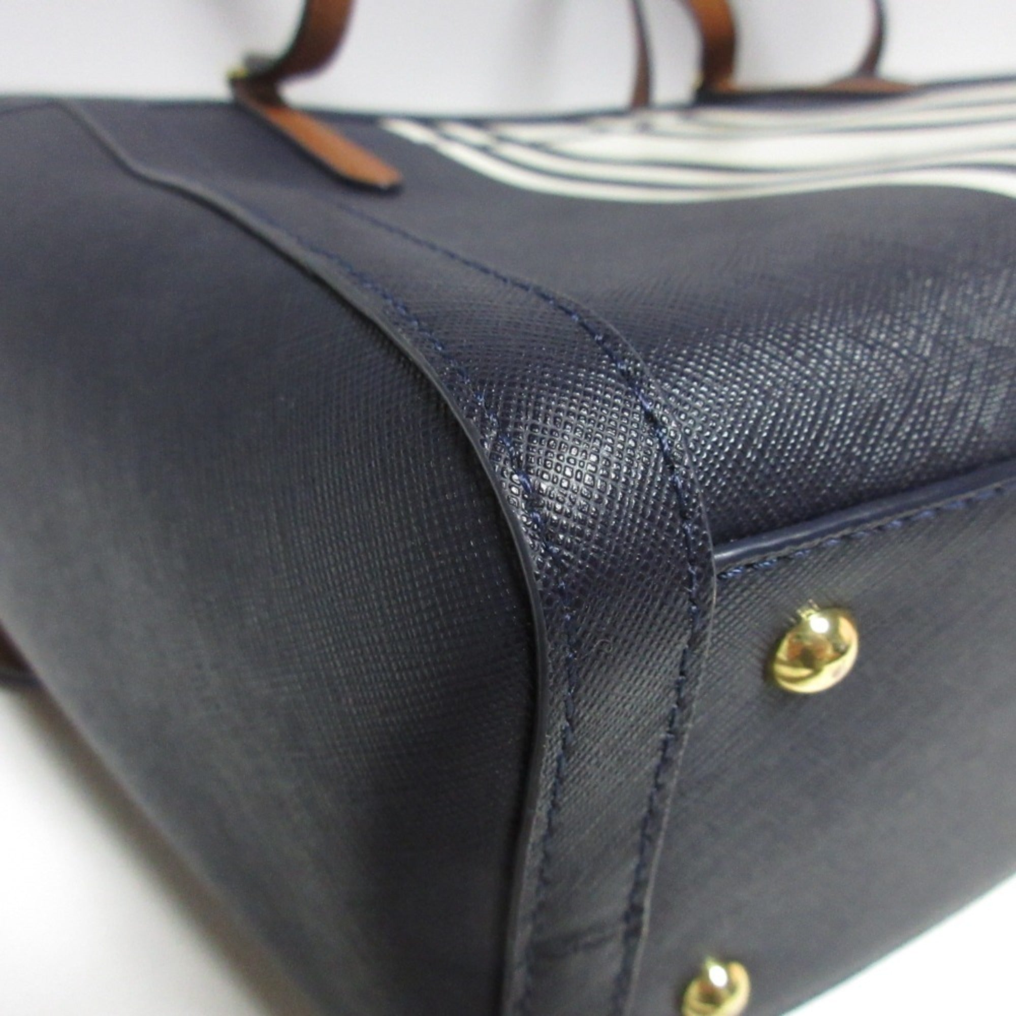 Ralph Lauren Navy Shoulder Bag Tote Bag (Pre-Owned)