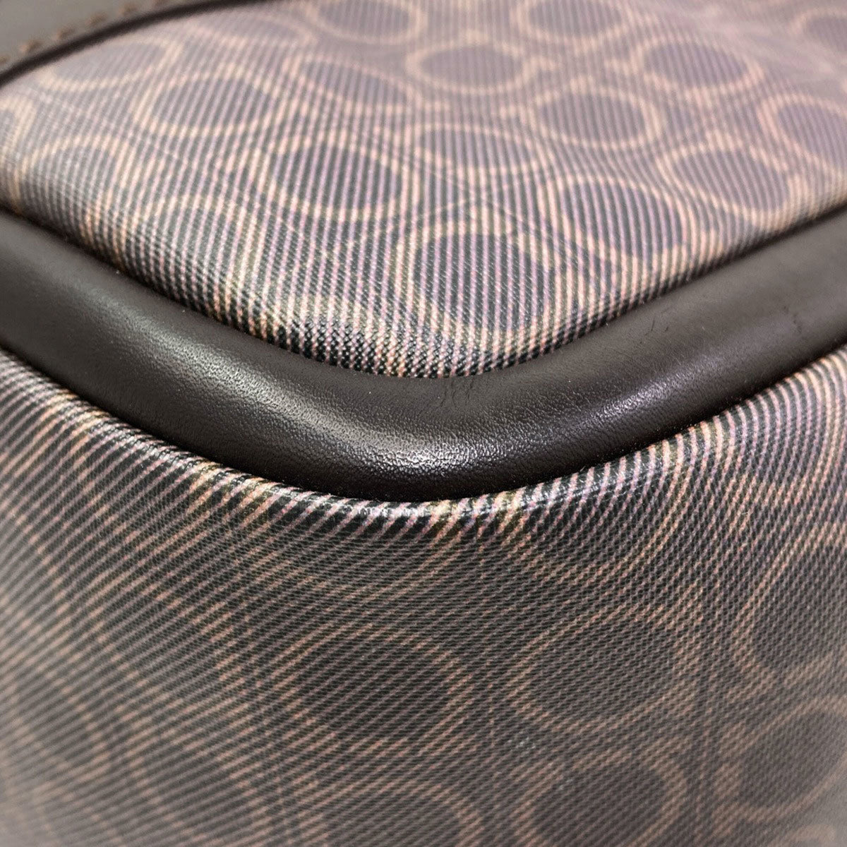 Salvatore Ferragamo Brown Pvc Tote Bag (Pre-Owned)