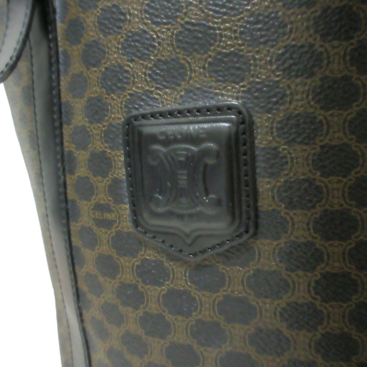 Celine Black Brown Shoulder Bag Tote Bag (Pre-Owned)