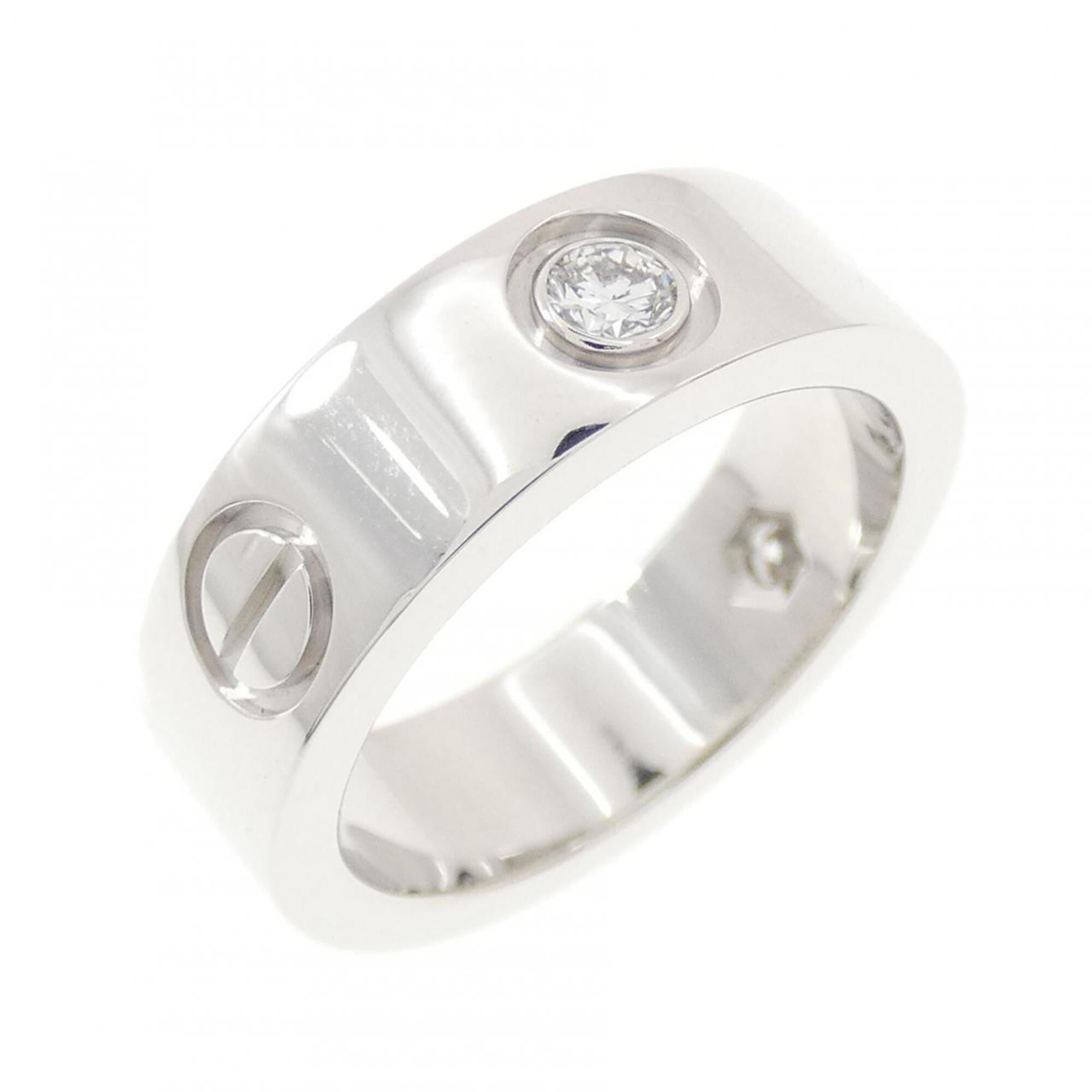 Cartier White Gold White Gold (18K) Band Ring (Pre-Owned)