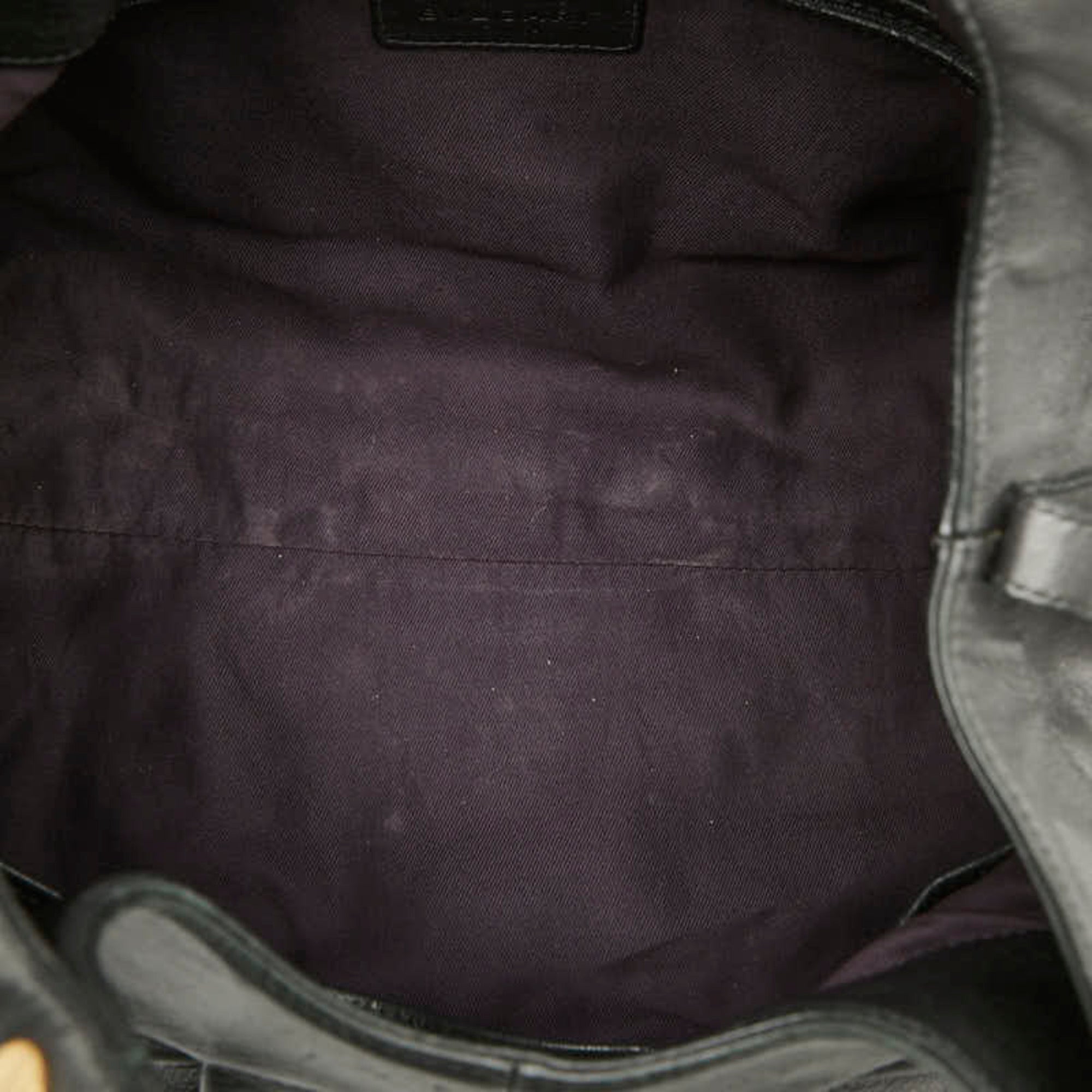Bvlgari Chandra Gray Leather Handbag (Pre-Owned)