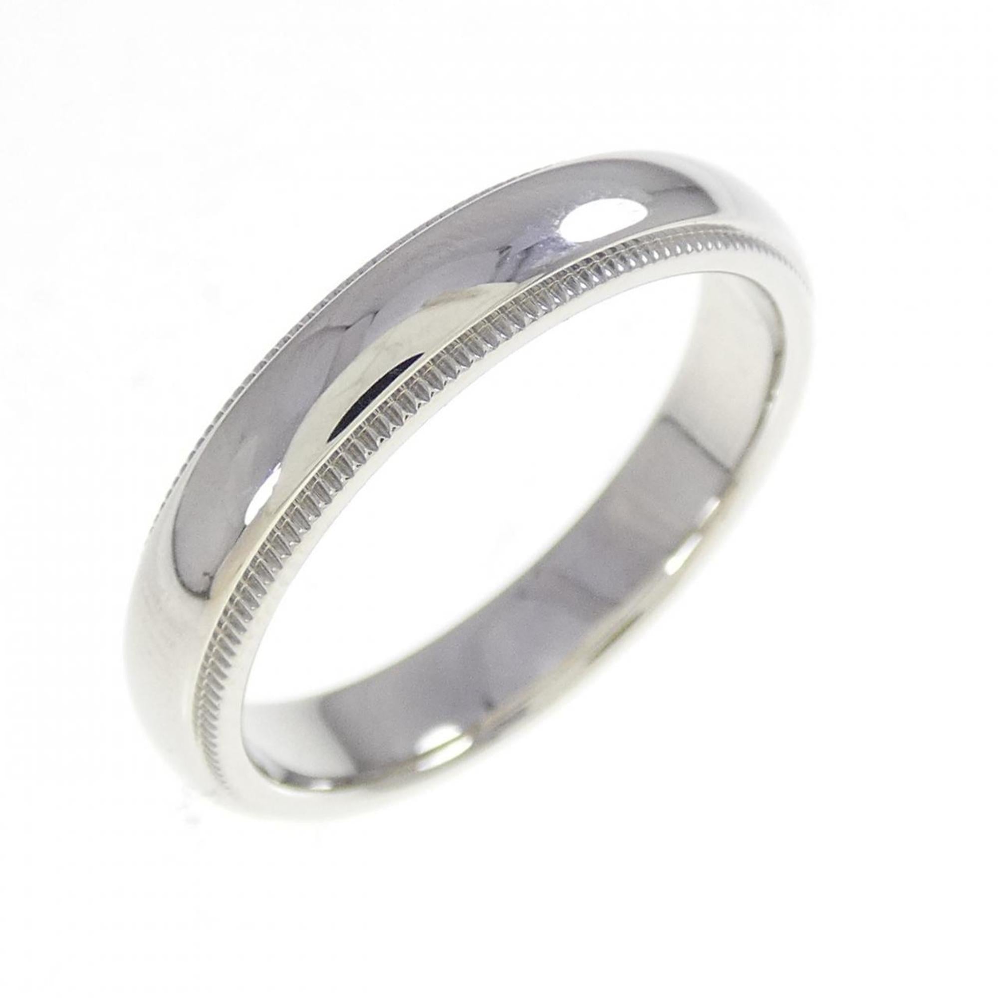 Tiffany Platinum Platinum 950 Band Ring (Pre-Owned)