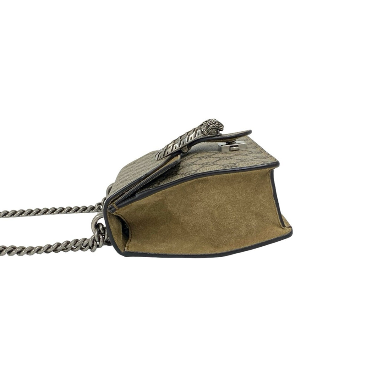 Gucci Brown Suede Elastane Pochette Shoulder Bag (Pre-Owned)